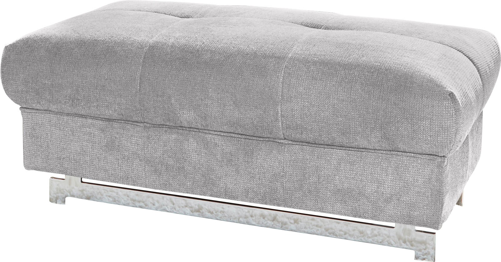 COTTA Polstergarnitur »Chef L-Form«, (Set, 2 tlg.), Set bestehend aus: Ecksofa mit Kopfteilverstellung & Hocker