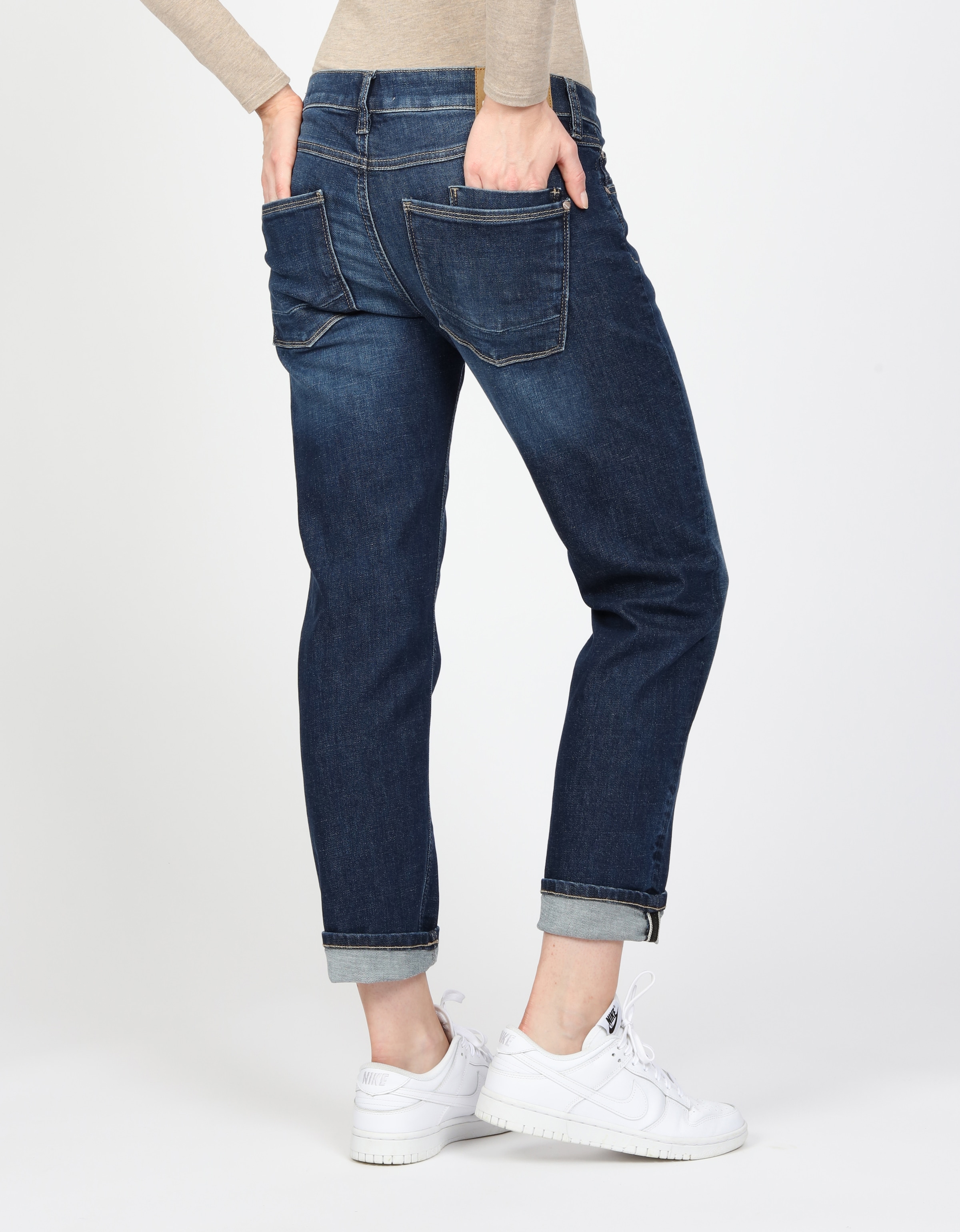 GANG Boyfriend-Jeans »94NADIA«, 5-Pocket Style mit Reißverschluss und Knopf