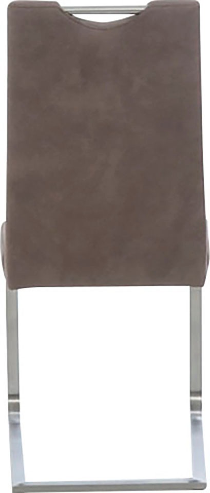 K+W Komfort & Wohnen Freischwinger »6194« () mit praktischem Griff oben am Rücken, Gestell aus Edelstahl