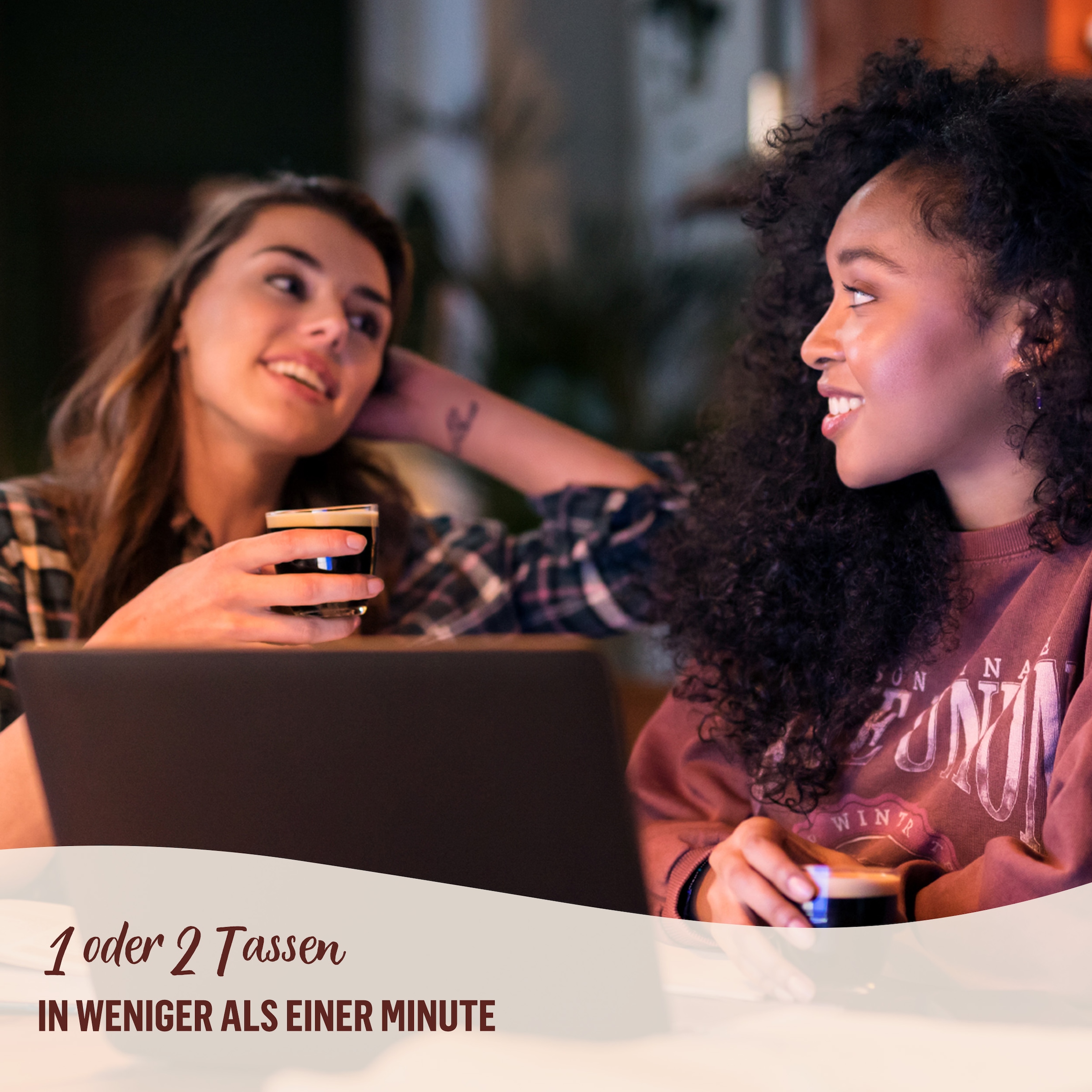 Philips Senseo Kaffeepadmaschine »Original Plus CSA210/15, mit zwei Kaffee-Einstellungen«, aus 28% rec. Plastik, inkl. 2 Blond Limited Edition Tassen