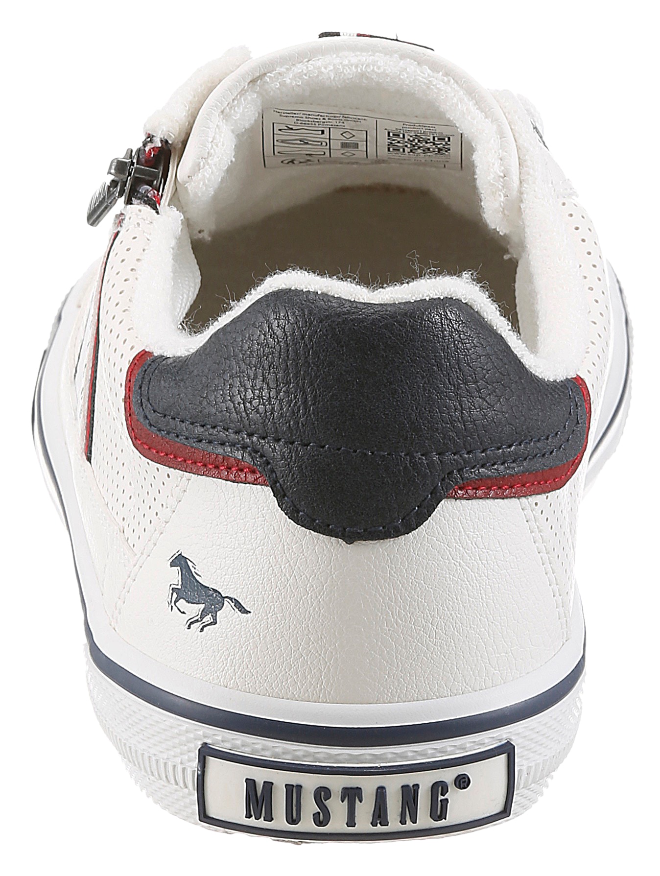 Mustang Shoes Sneaker »Giuliano«  Freizeitschuh, Halbschuh, Schnürschuh mit modischem Lochmuster