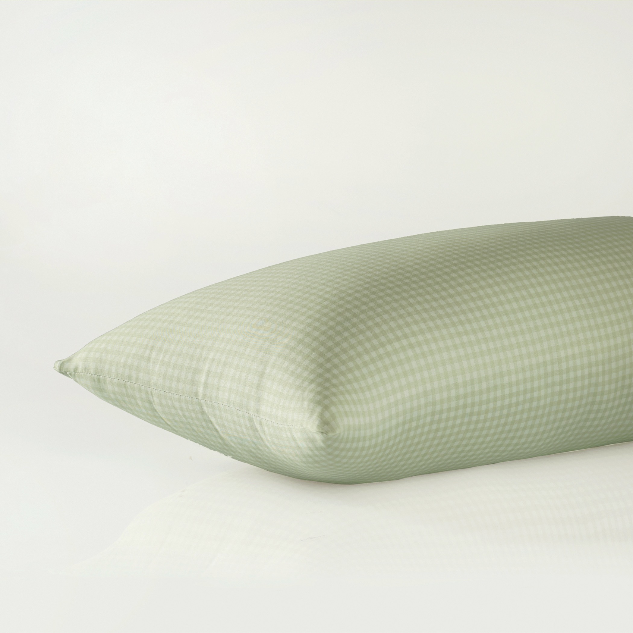 Florella Bettwäsche »»Karo Five salbei « Edel-Satin,  100% Baumwolle«