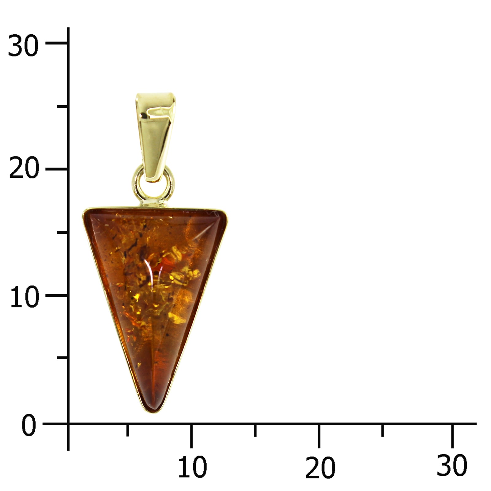 OSTSEE-SCHMUCK Kettenanhänger »- Barbara - Gold 333/000 - Bernstein«