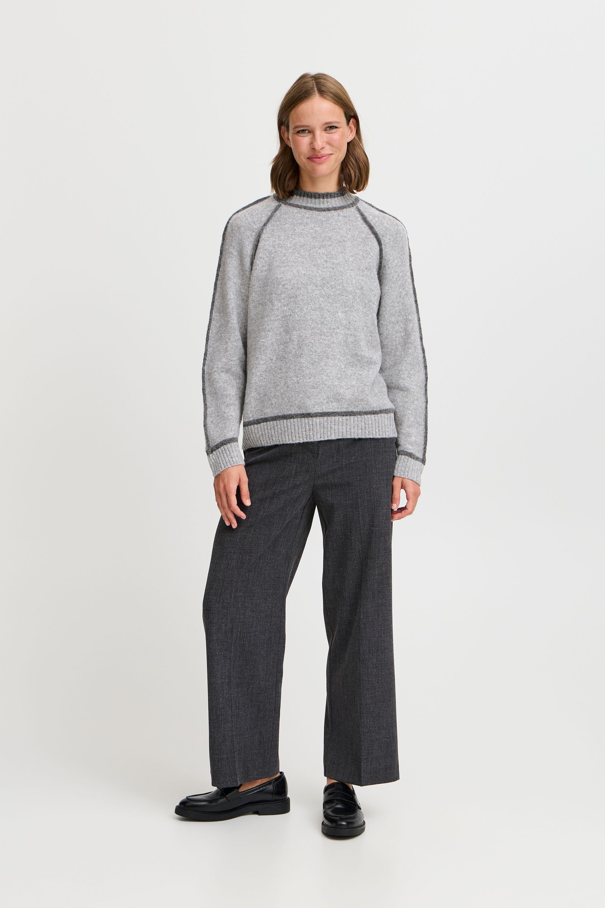 b.young Strickfleece-Pullover »Strickpullover BYNINNA W. TURTLENECK -«