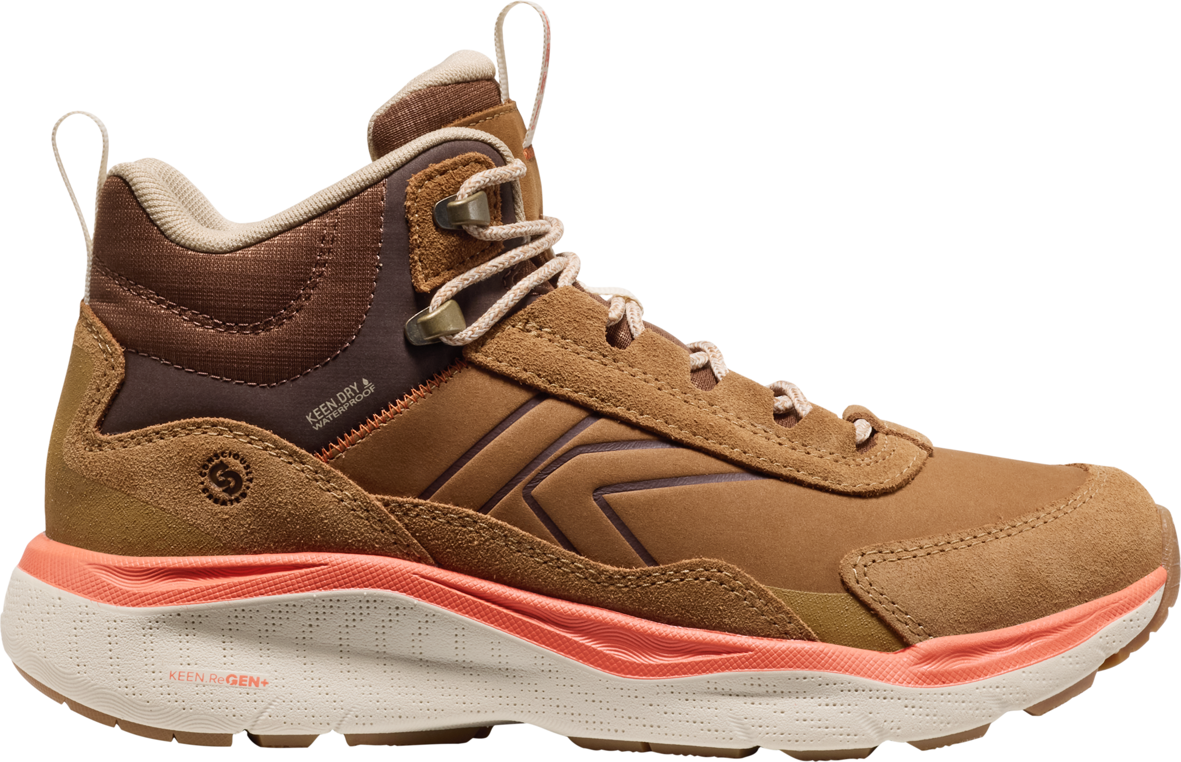 Keen Outdoorschuh »LEIKI LEATHER MID WP«  Wanderschuh aus wasserdichtem Premium Leder, atmungsaktiv