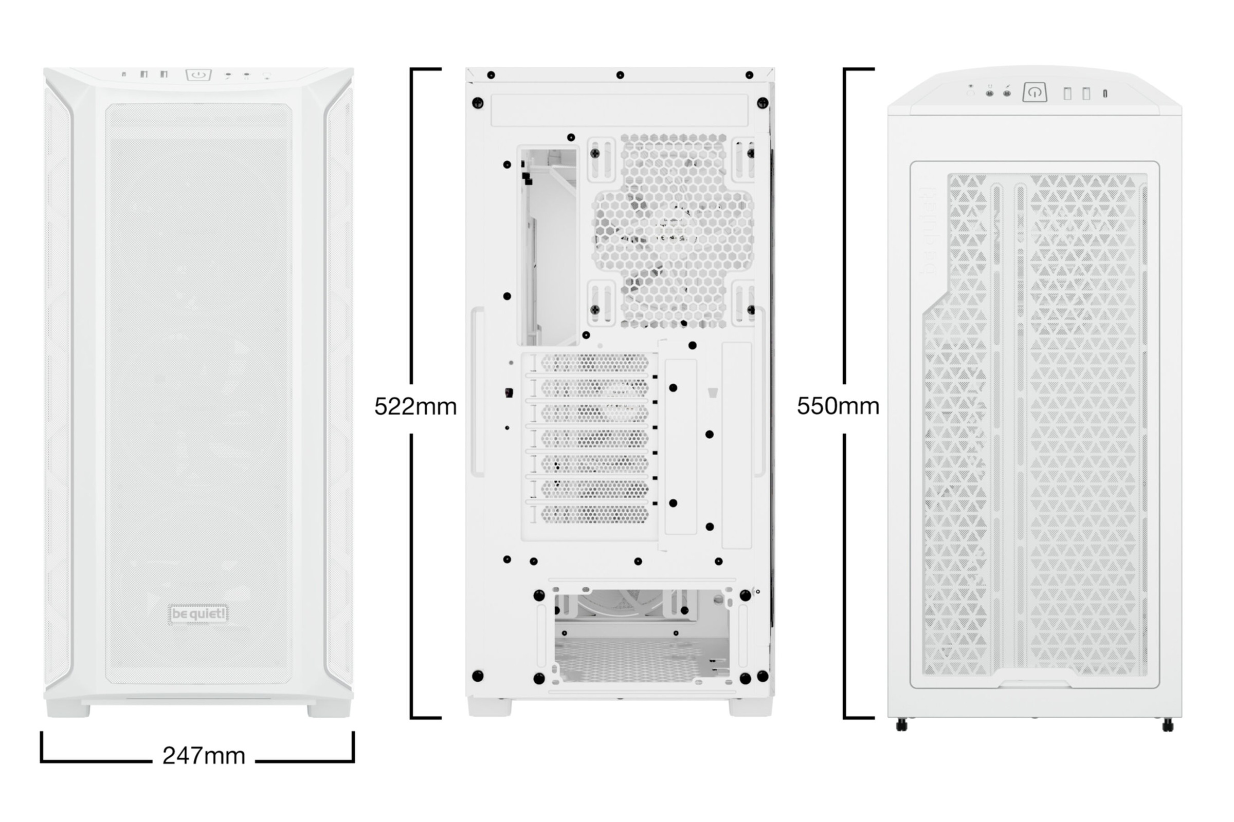 be quiet! PC-Gehäuse »Shadow Base 800 FX White«