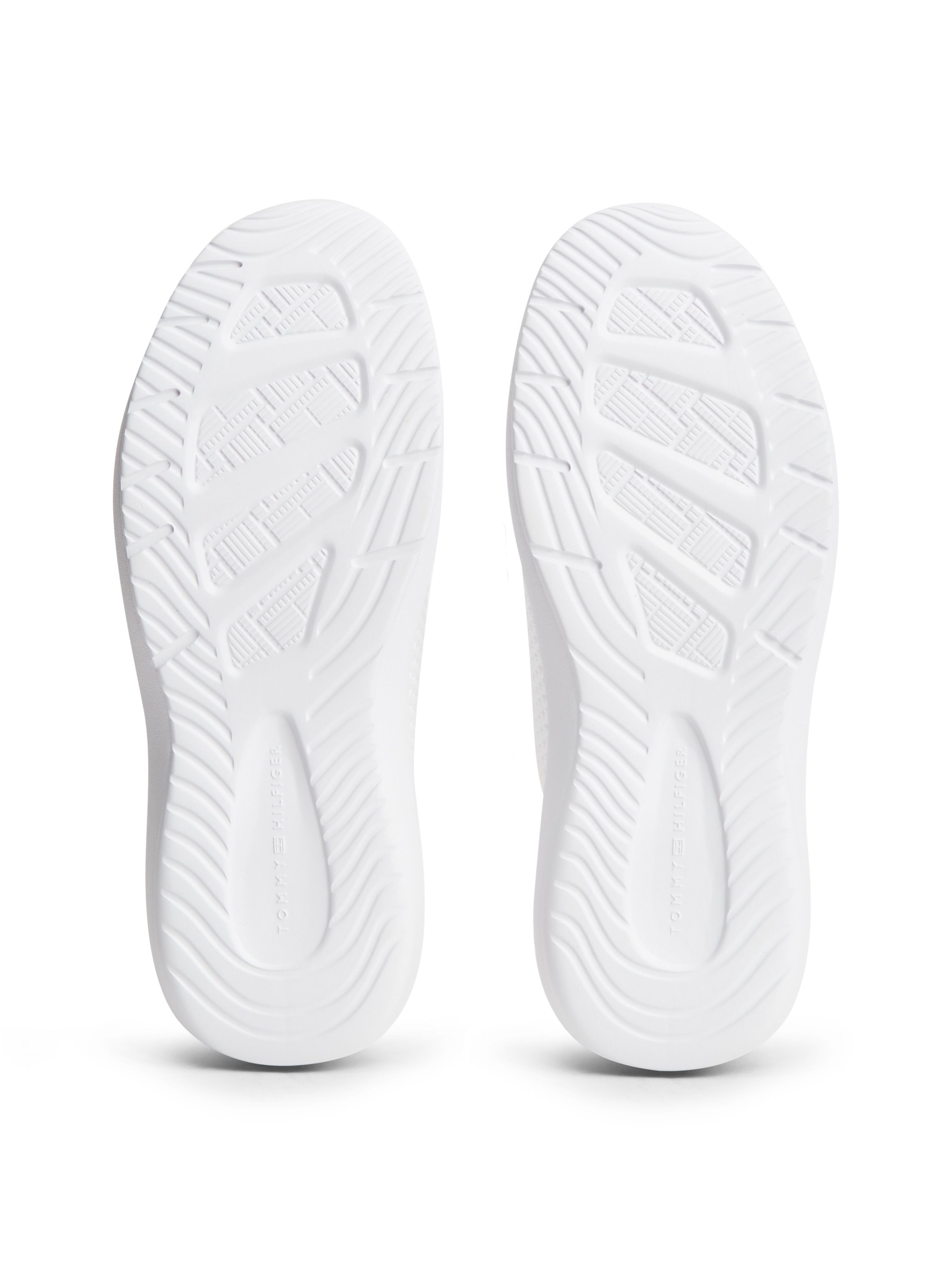 Tommy Hilfiger Keilsneaker »TH KNIT RUNNER«  Freizeitschuh, Halbschuh, Schnürschuh mit Logoflaggen-Element