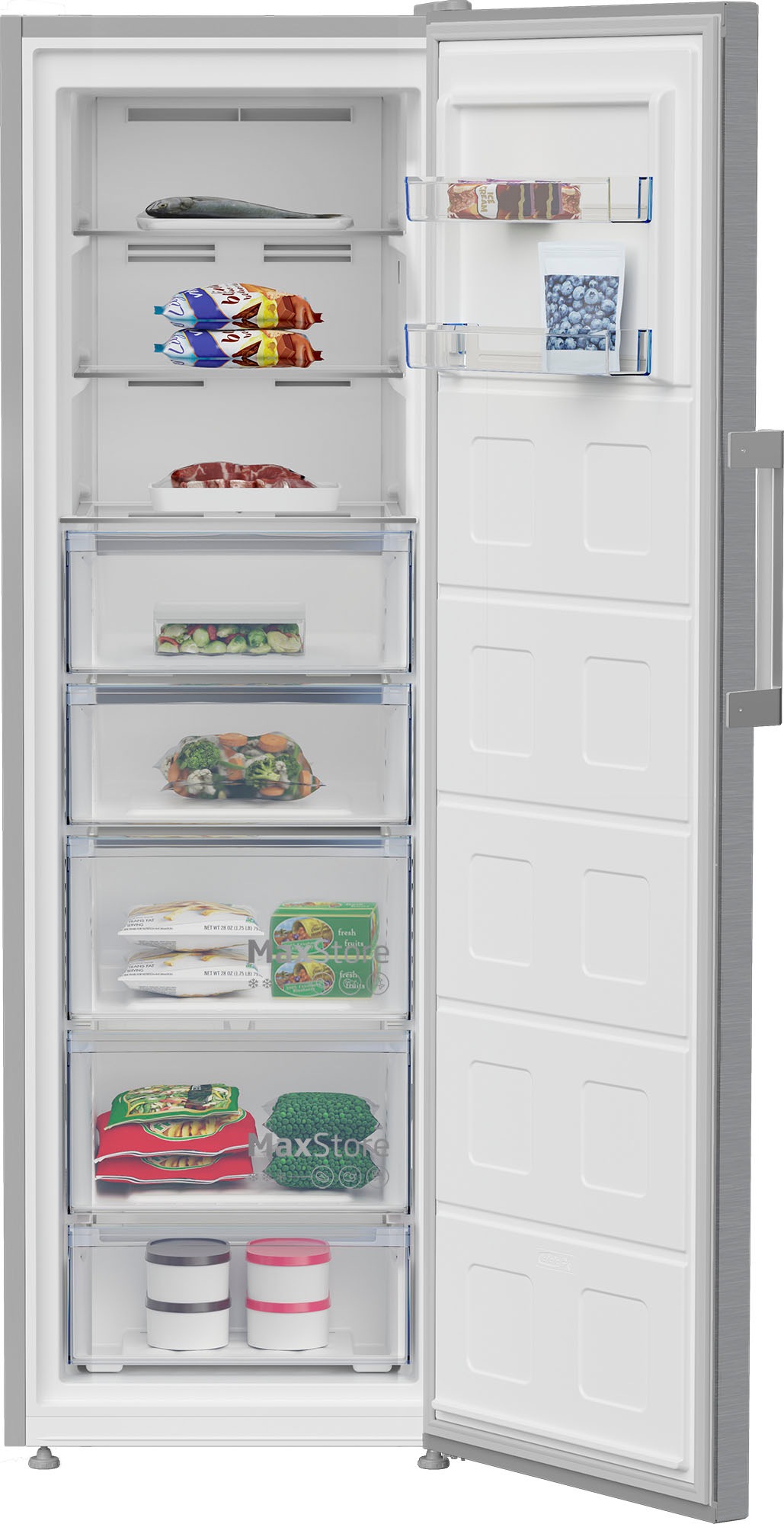 BEKO Gefrierschrank bPRO 500 »B5RFNE314XB 7283640893«, 186,5 cm hoch, 59,7 cm breit