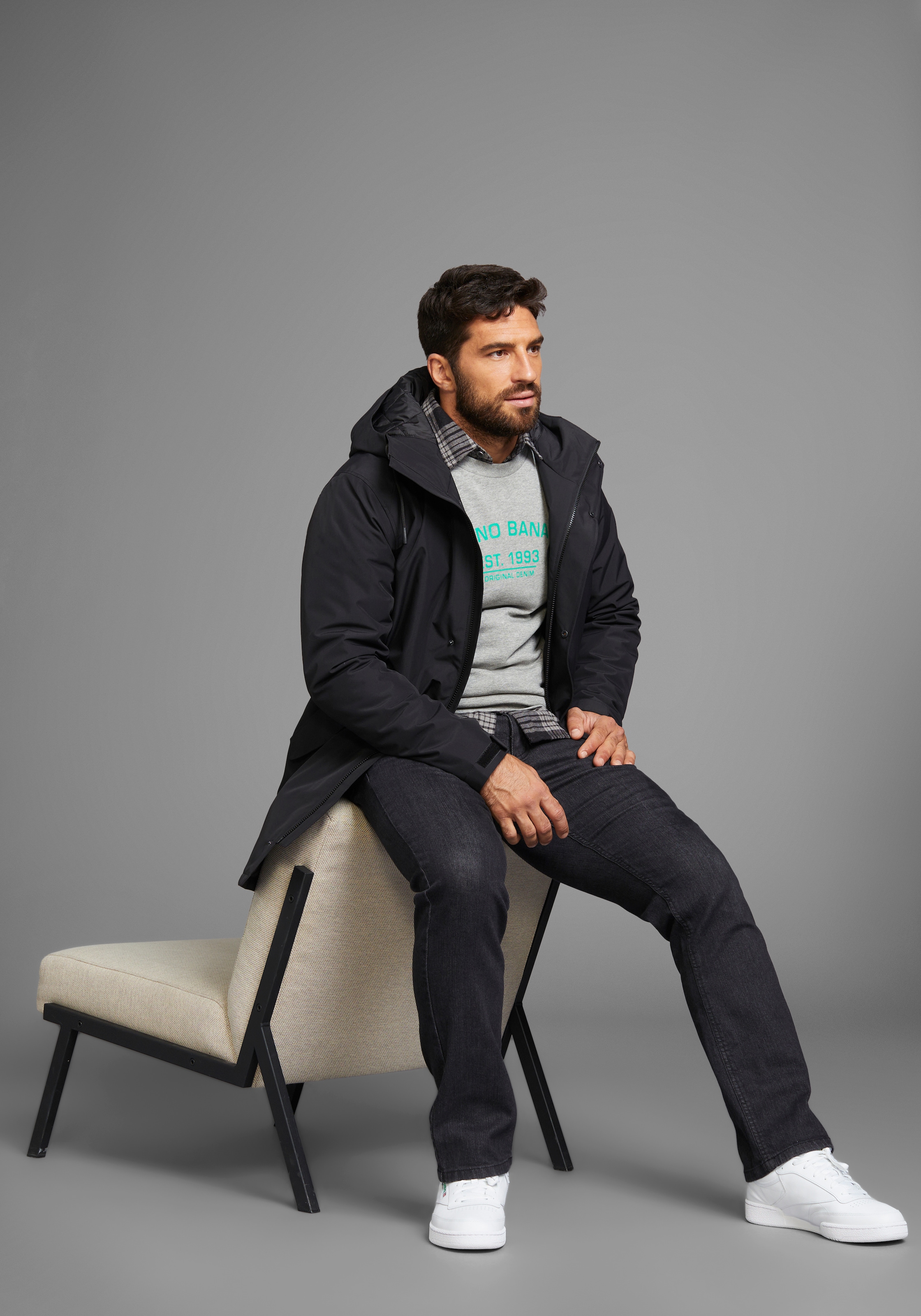 Bruno Banani Sweatshirt, mit Logoprint - NEUE KOLLEKTION