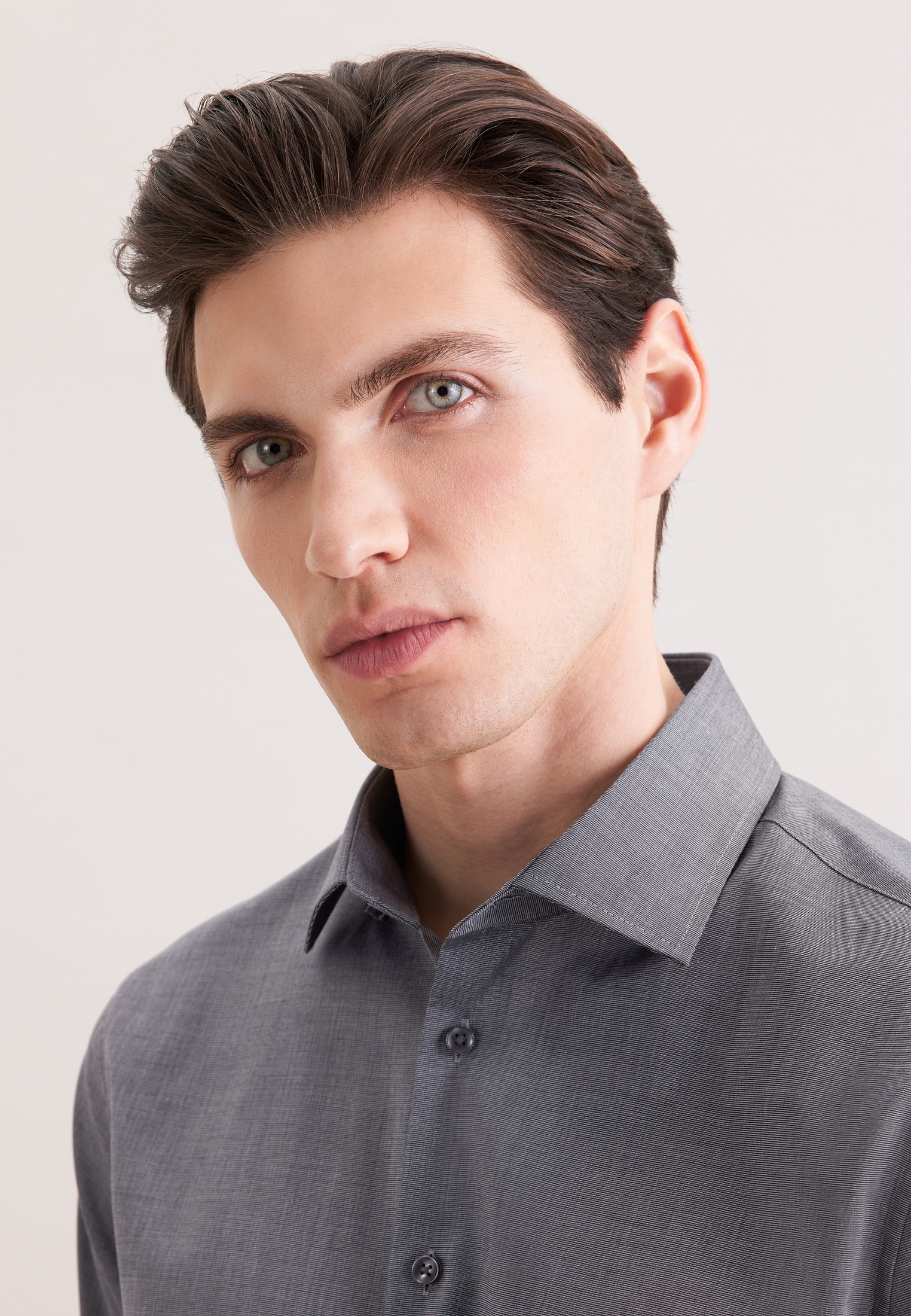 seidensticker Businesshemd »Schwarze Rose« Shaped 1/1 Kentkragen Uni