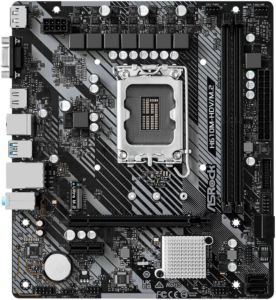 Asrock Mainboard »H610M-HDV/M.2 R2.0«