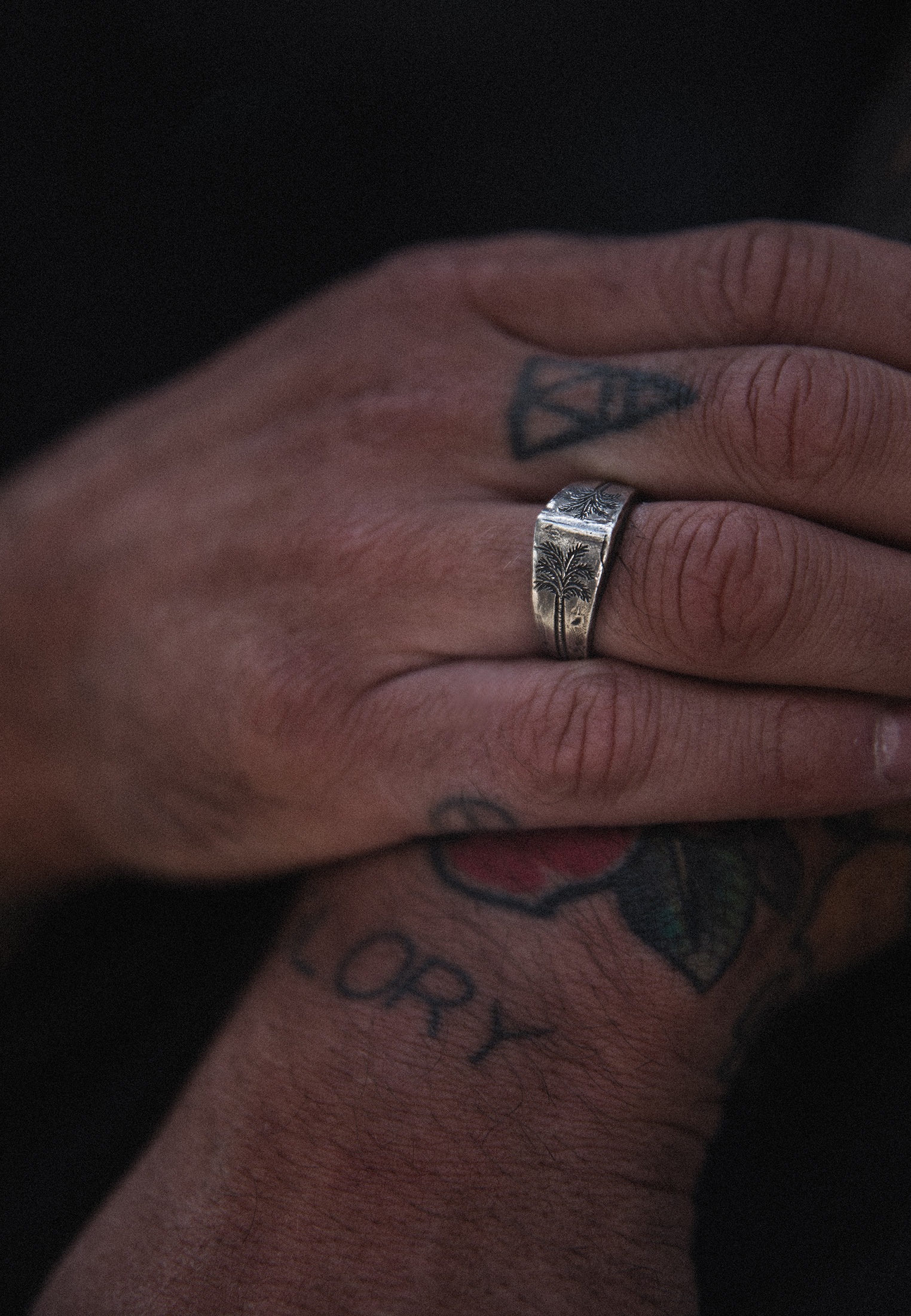 HAZE & GLORY Siegelring »Ring Herren Siegelring - Coconut Society 925 Silber«