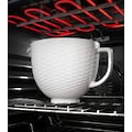 KitchenAid Küchenmaschinenschüssel »5KSM2CB5TLW, 4,7-L-Keramikschüssel«, aus Keramik, für KitchenAid-Küchenmaschinen mit kippbarem Motorkopf