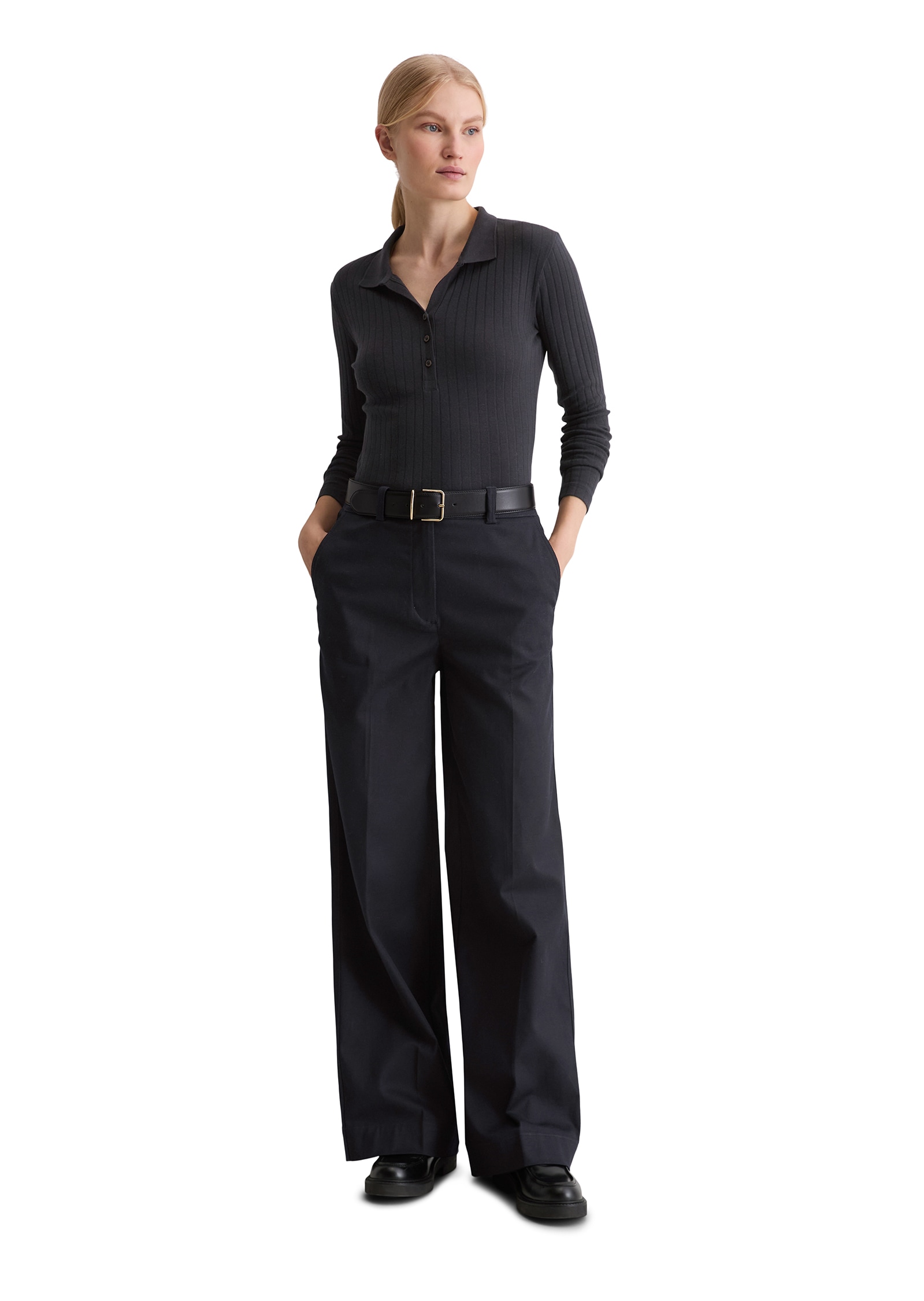 Marc O'Polo Langarm-Poloshirt