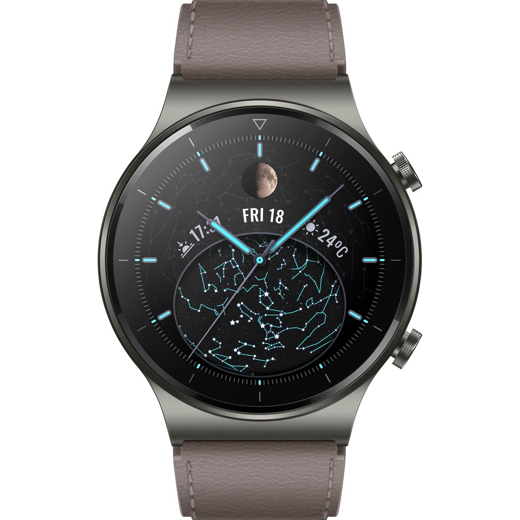 Huawei Smartwatch »Watch GT 2 Pro Classic«, (24 Monate Herstellergarantie)