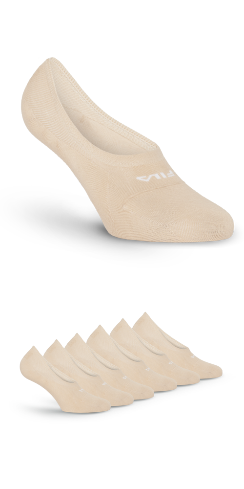 Fila Füßlinge »UNISEX GHOST SOCKS« 6 Paar in beige, Größe 43-46