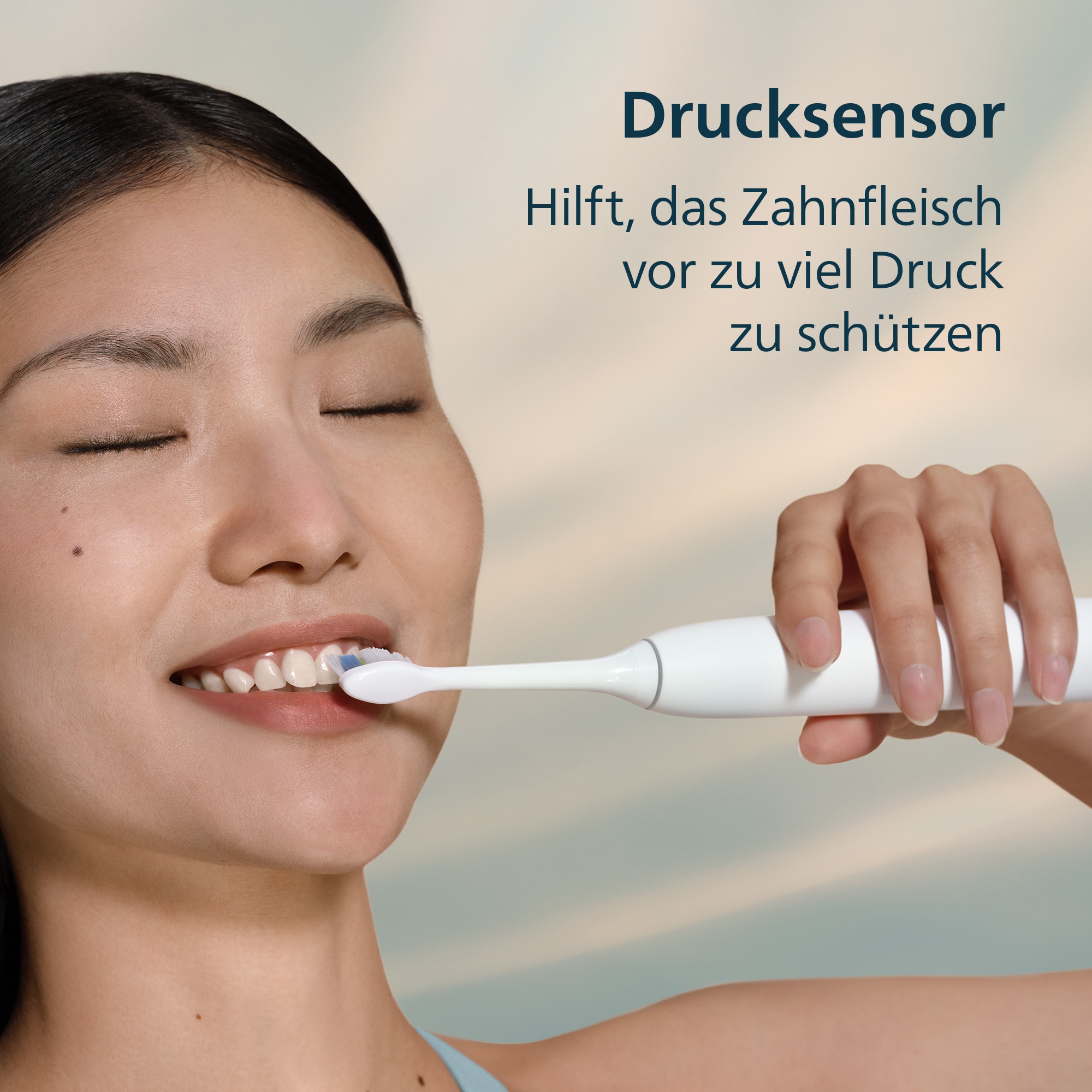 Philips Sonicare Elektrische Zahnbürste »Series 5300 HX7108/01« 1 Stk. Aufsteckbürsten mit Andruckkontrolle, 2 Intensitätsstufen, inkl. Ladegerät