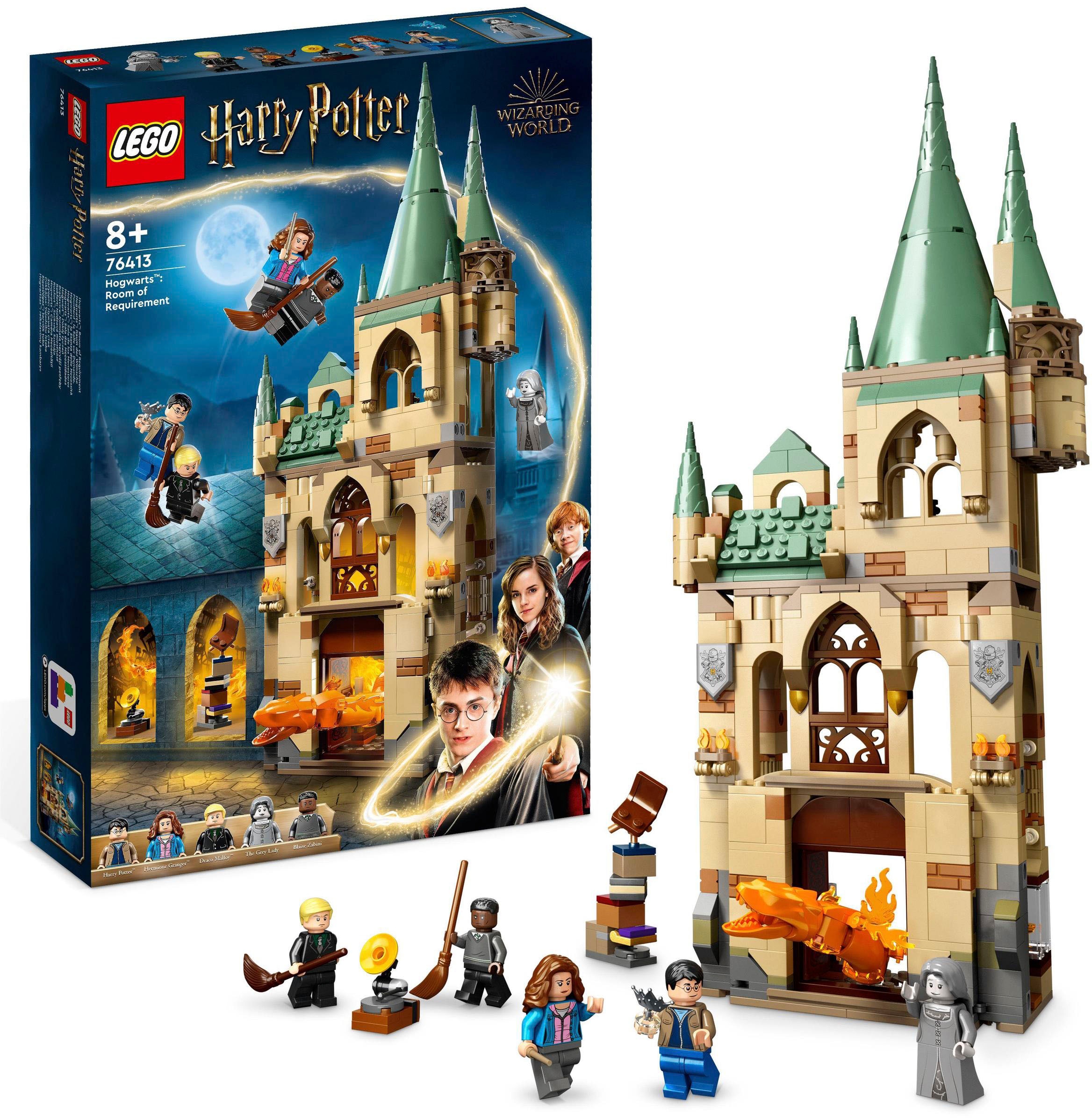 LEGO® Konstruktionsspielsteine »Hogwarts: Raum der Wünsche (76413), LEGO® Harry Potter«, (587 St.)