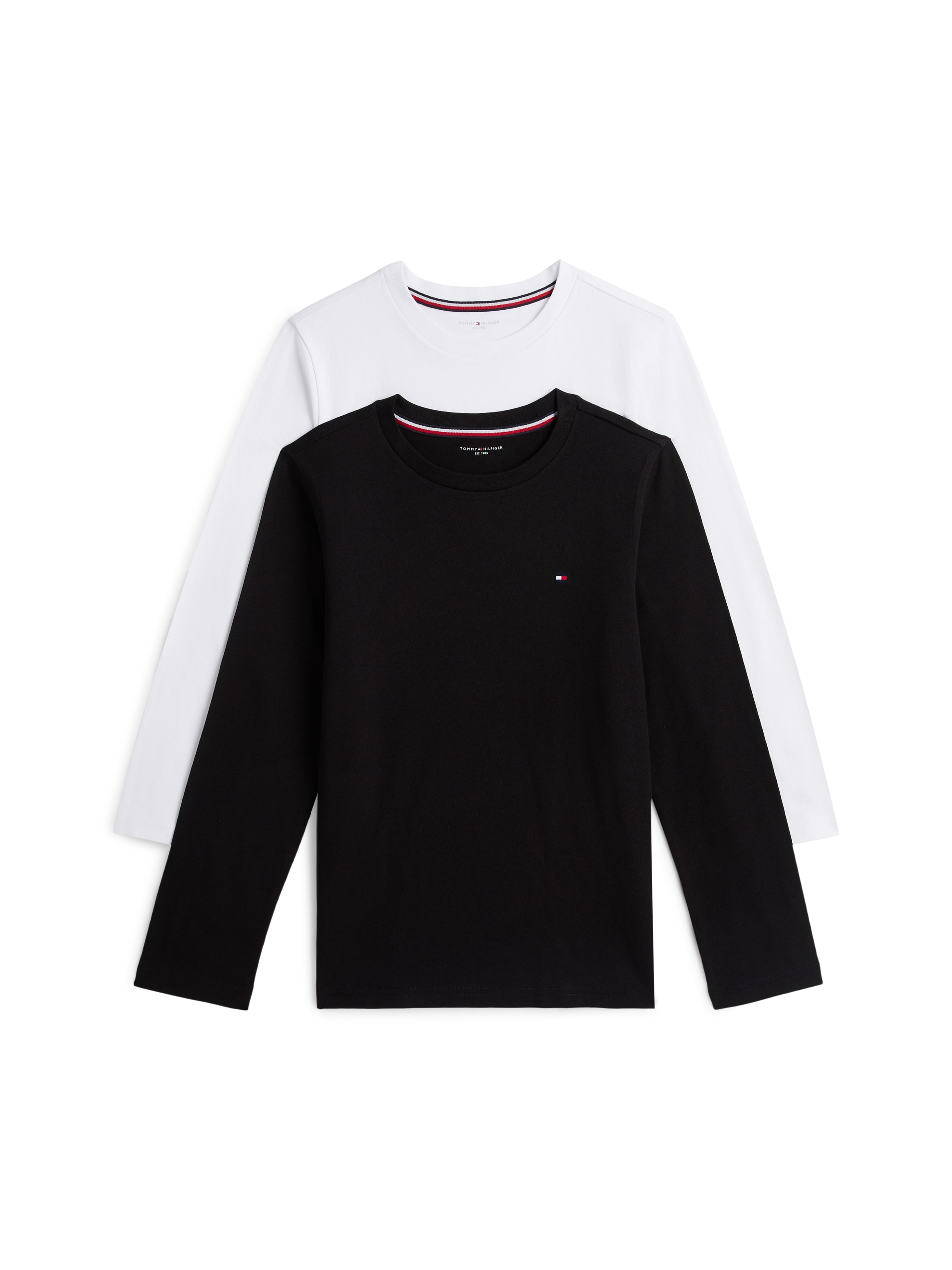 Tommy Hilfiger Underwear Langarmshirt »2P CN TEE LS« Packung, 2er-Pack, 2 mit Markenlabel