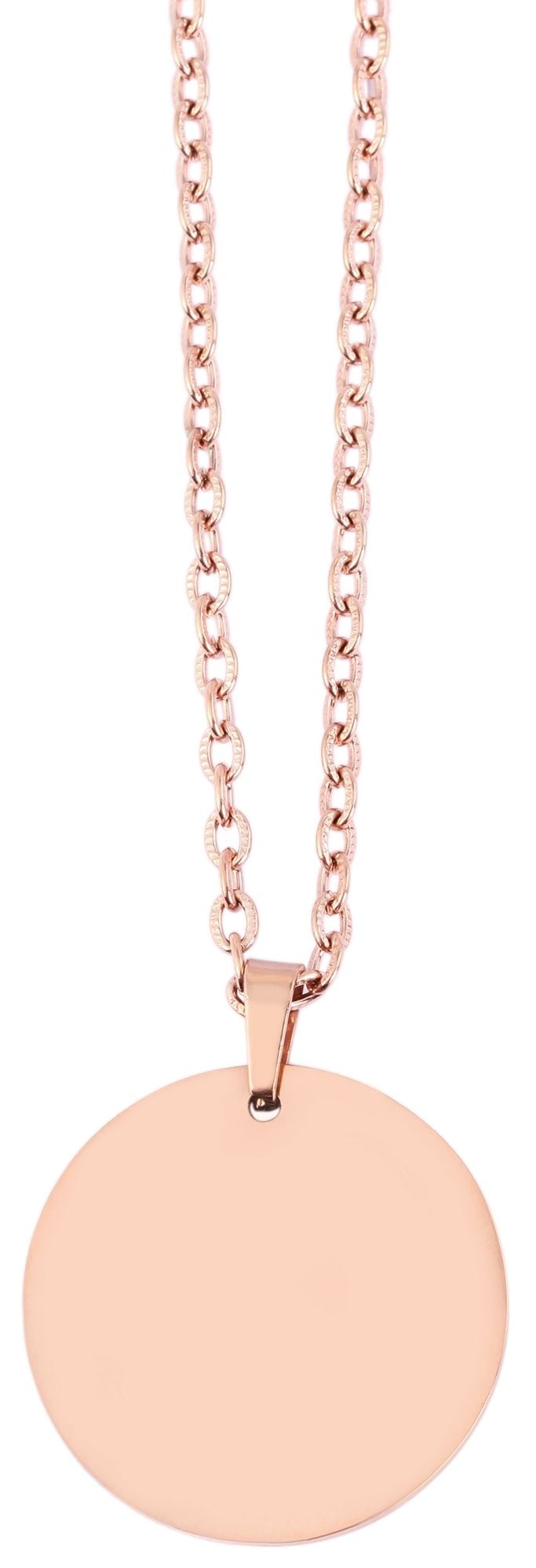 Adelia´s Kette ohne Anhänger »Unisex Halskette mit Anhänger ¿ Münze aus Edelstahl«