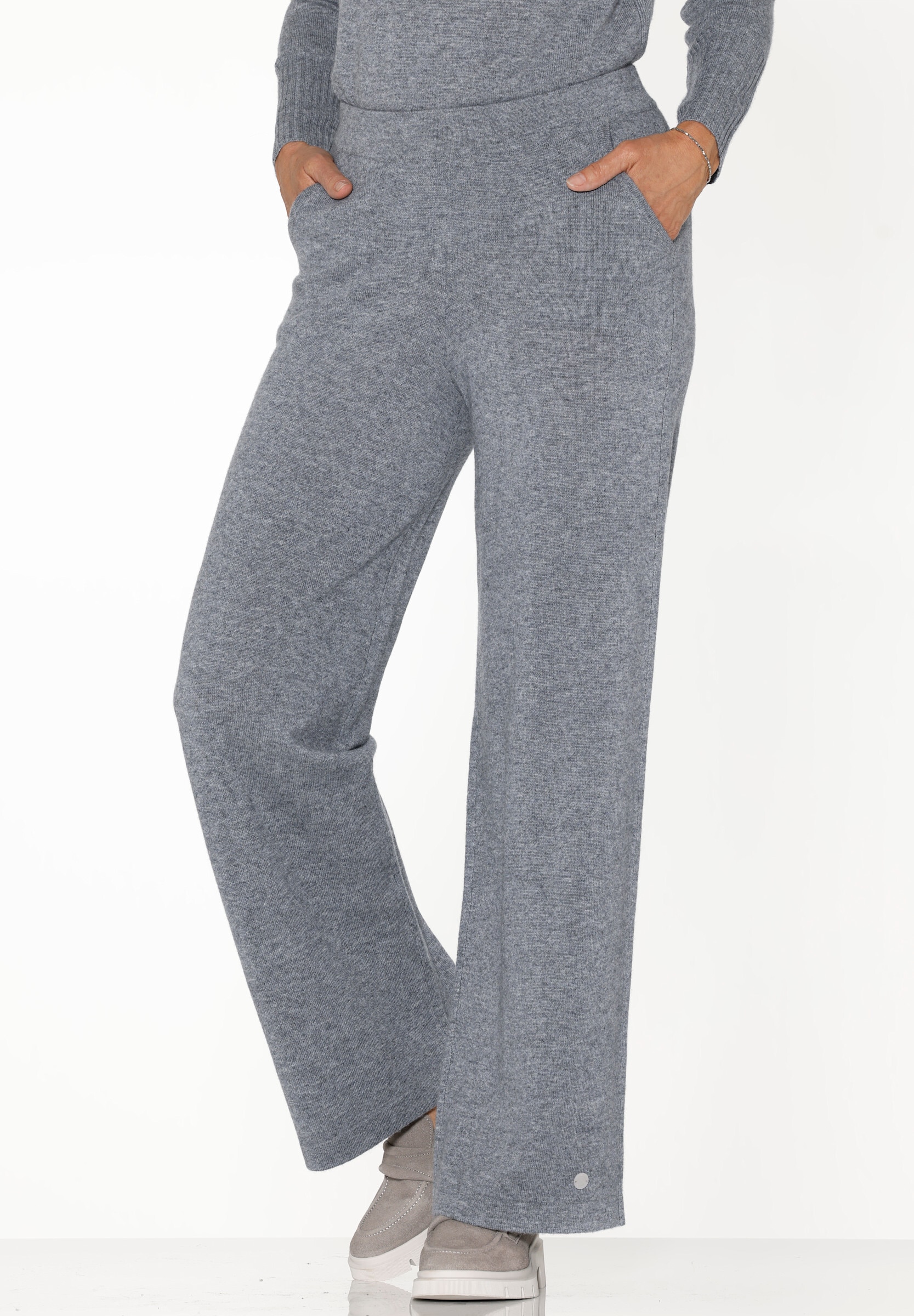 creation L Schlupfhose »Kaschmir-Merino-Strickhose Strickhose mit 90% Schurwolle und 10% Kaschmir«
