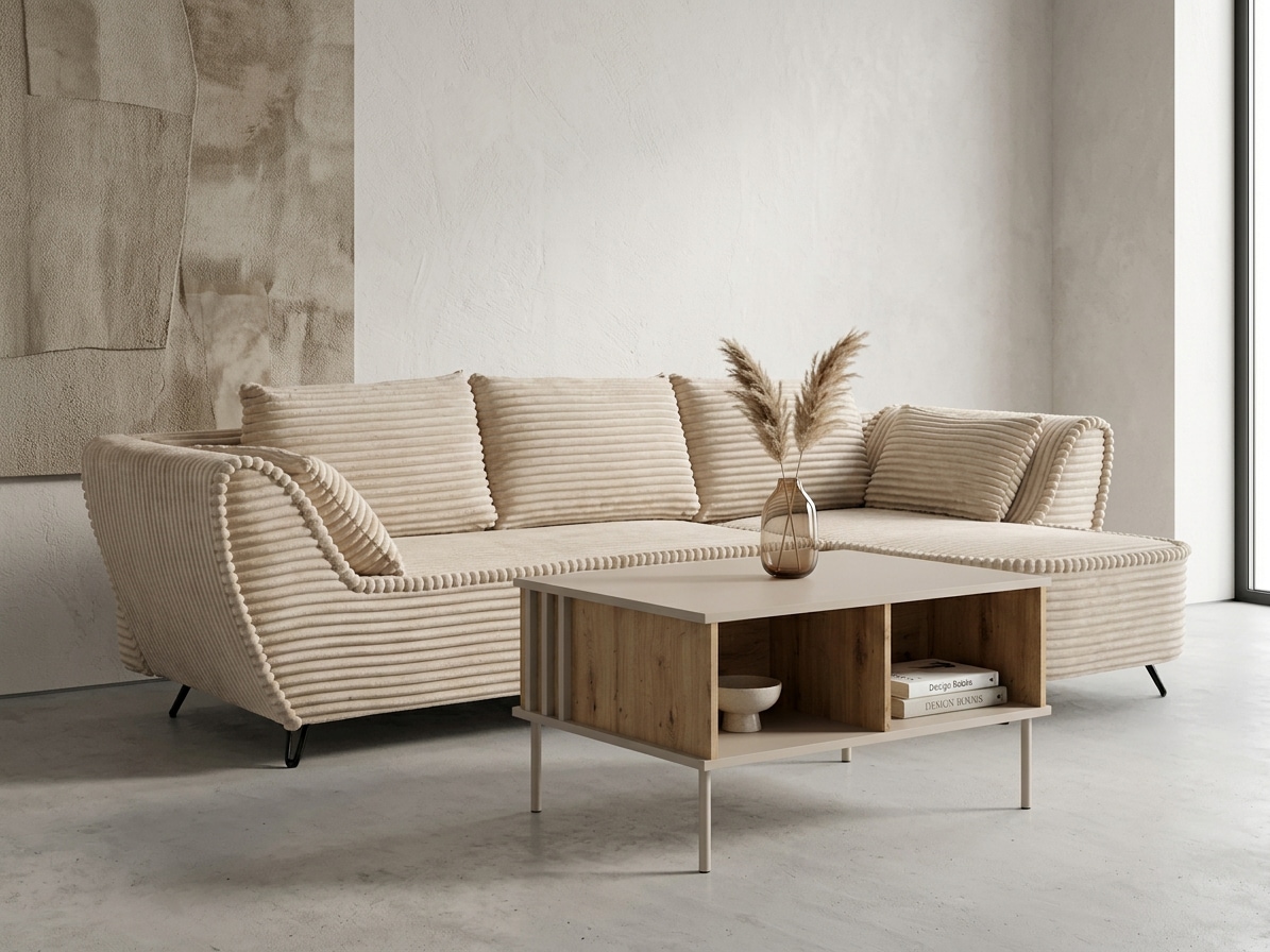 OTTO home Couchtisch »AAELIN Kaffeetisch mit viel Stauraum, modernes Design« Beistelltisch mit zusätzlichen Aufbewahrungsschränken