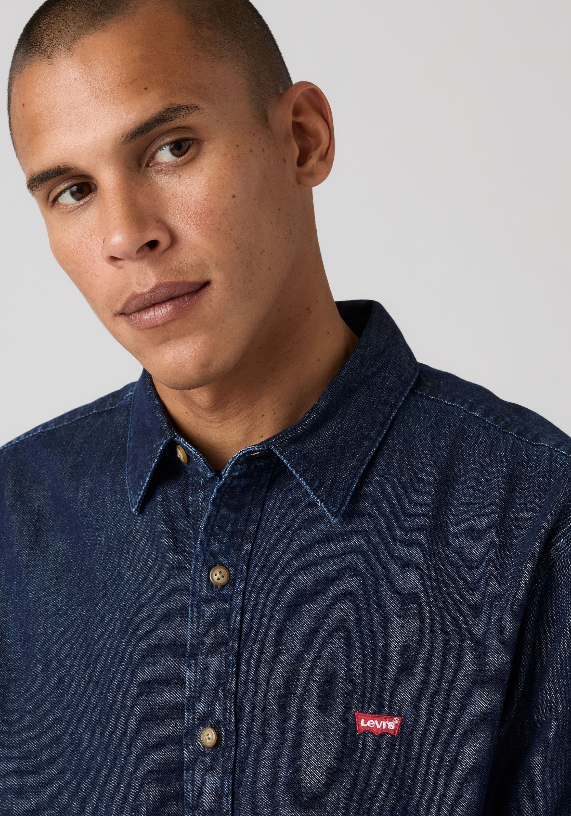 Levi's® Langarmhemd »BATTERY HOUSEMARK STANDARD« normale Passform