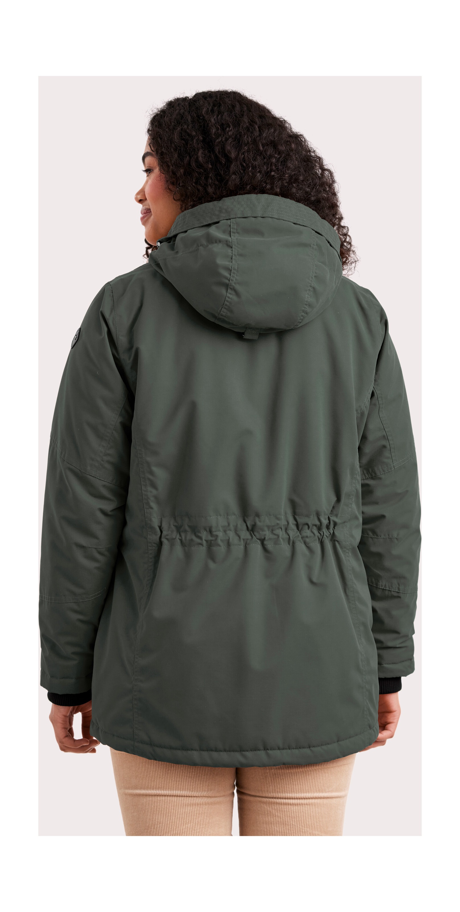 STOY Funktionsjacke »STW 4 WMN JCKT« Wasserdicht, atmungsaktiv, mit Teddy Fleece, abnehmb. Kapuze