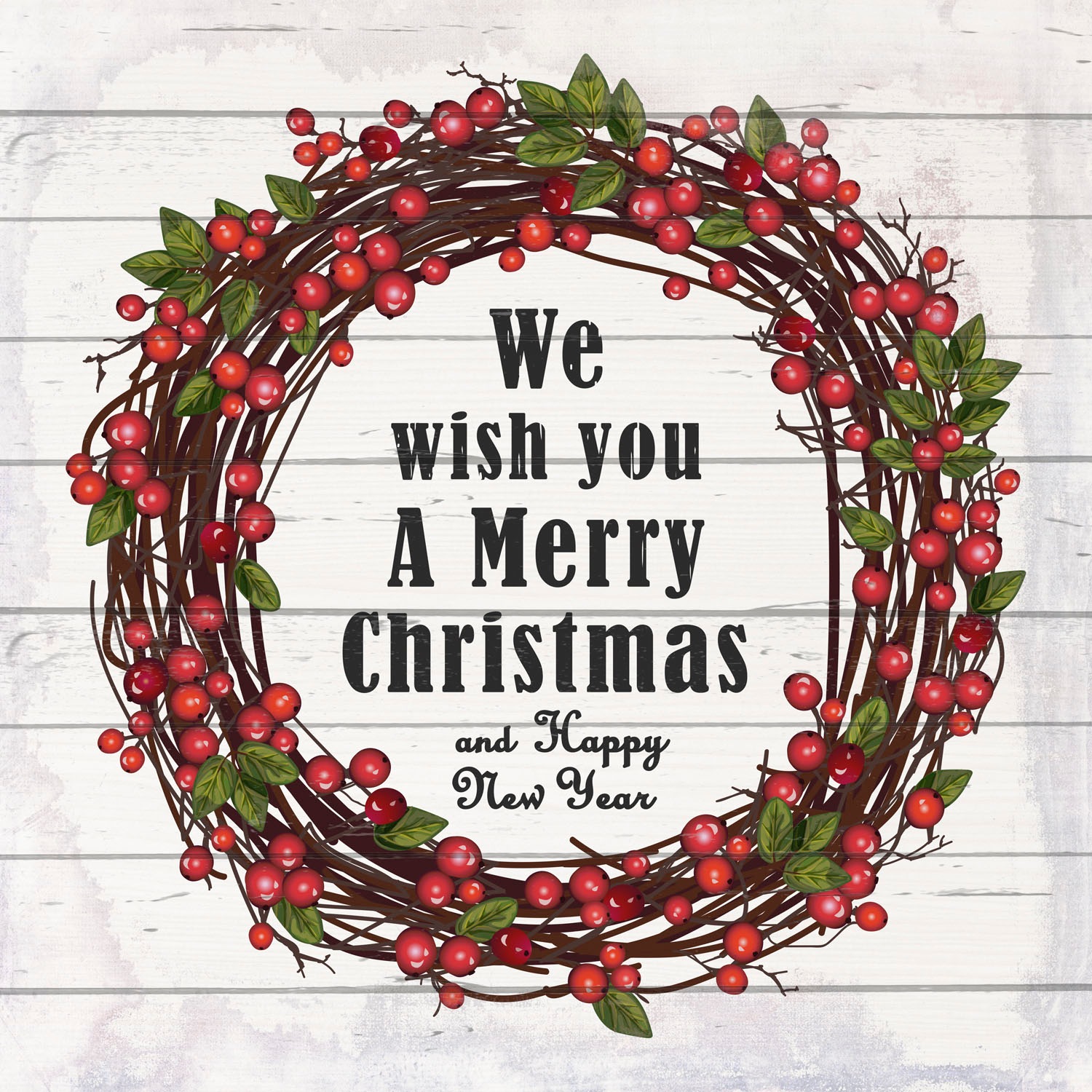 queence Holzbild »WE WISH YOU A MERRY CHRISTMAS«, Weihnachten, (1 St.)