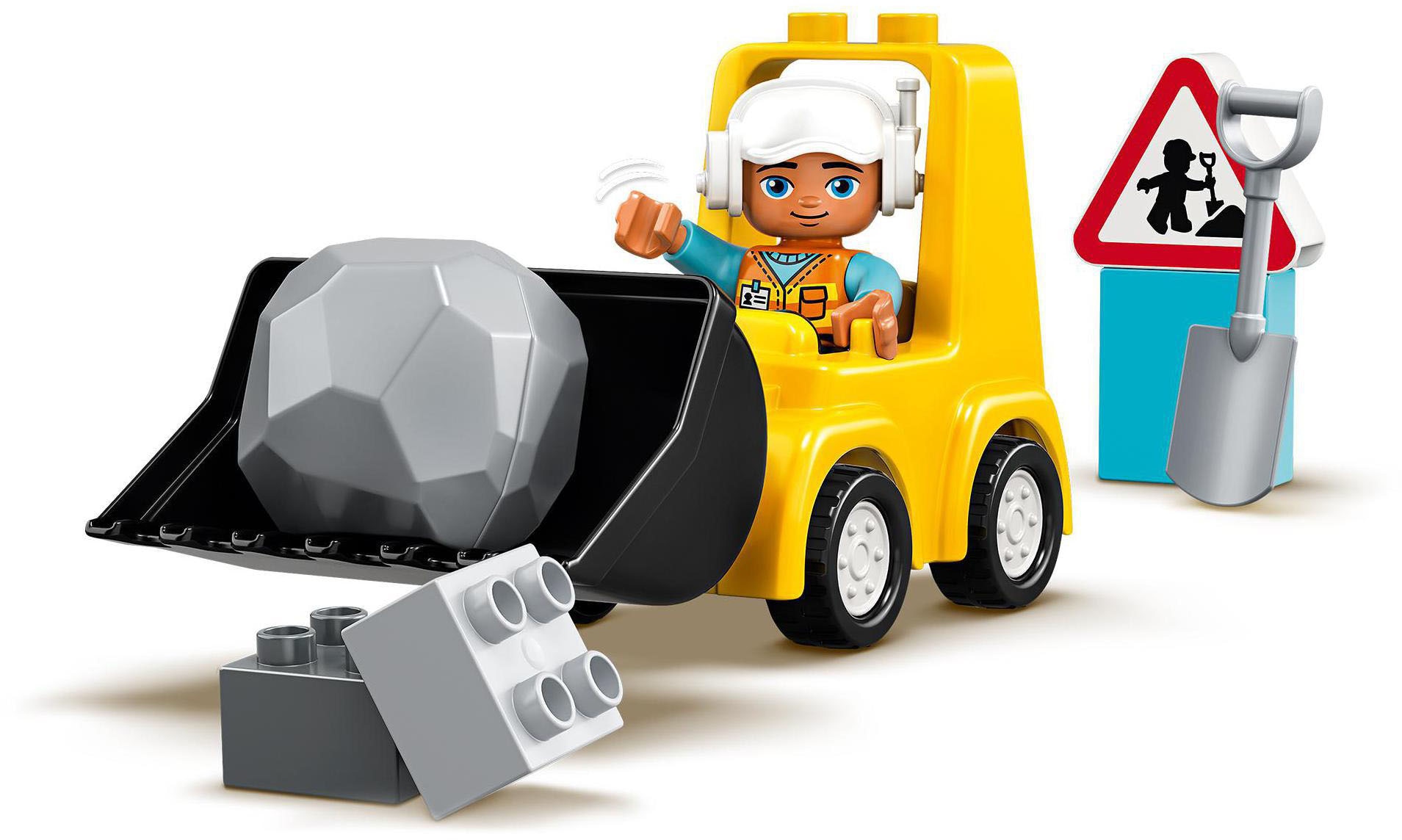 LEGO® Konstruktionsspielsteine »Radlader (10930), LEGO® DUPLO® Town«, (10 St.)