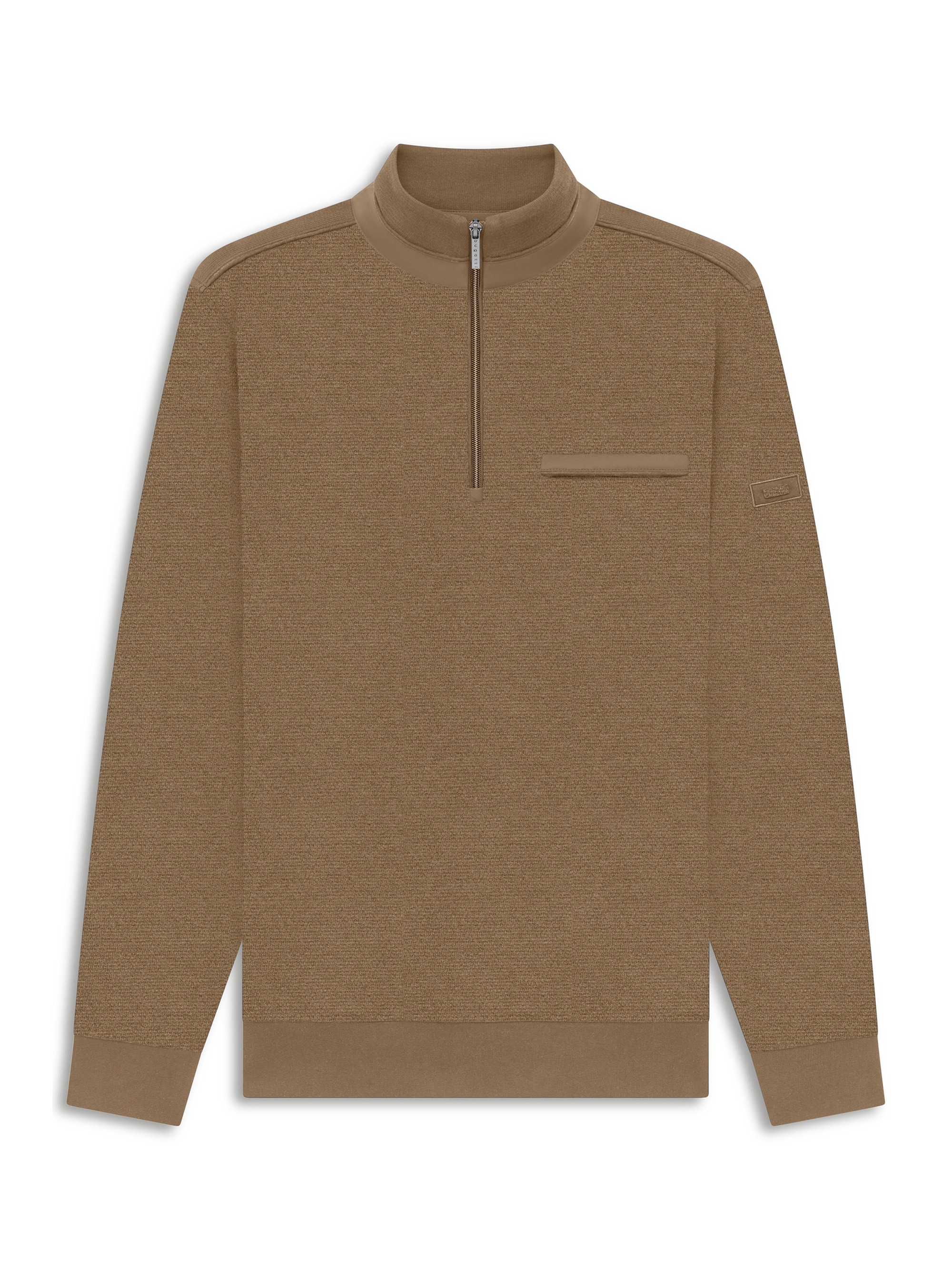 bugatti Troyer »Regular Fit« Regular Fit Troyer Baumwollmix