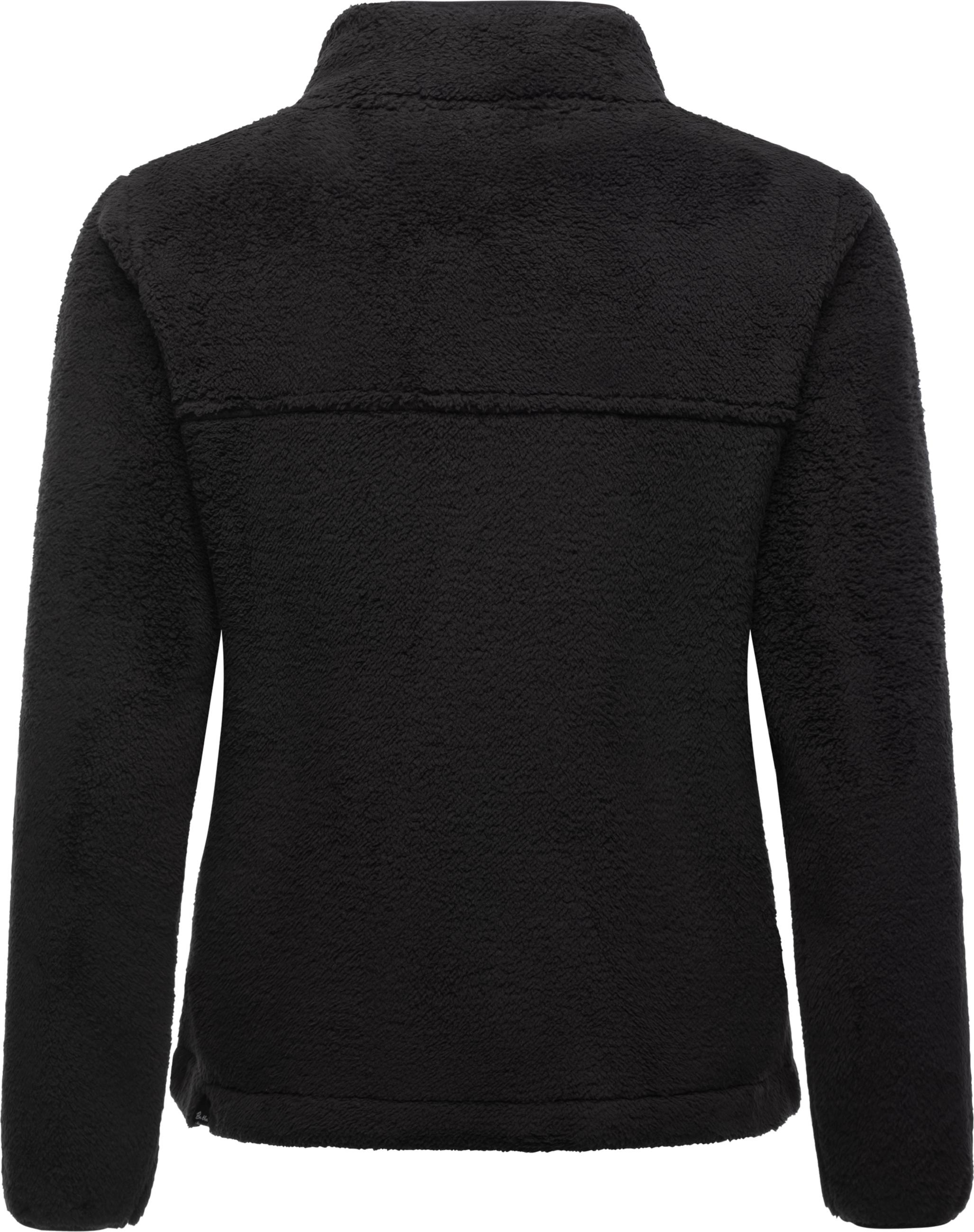 Ragwear Sweatjacke »Plüschjacke Alaris«, Kuschelige Fleecejacke mit Brusttasche
