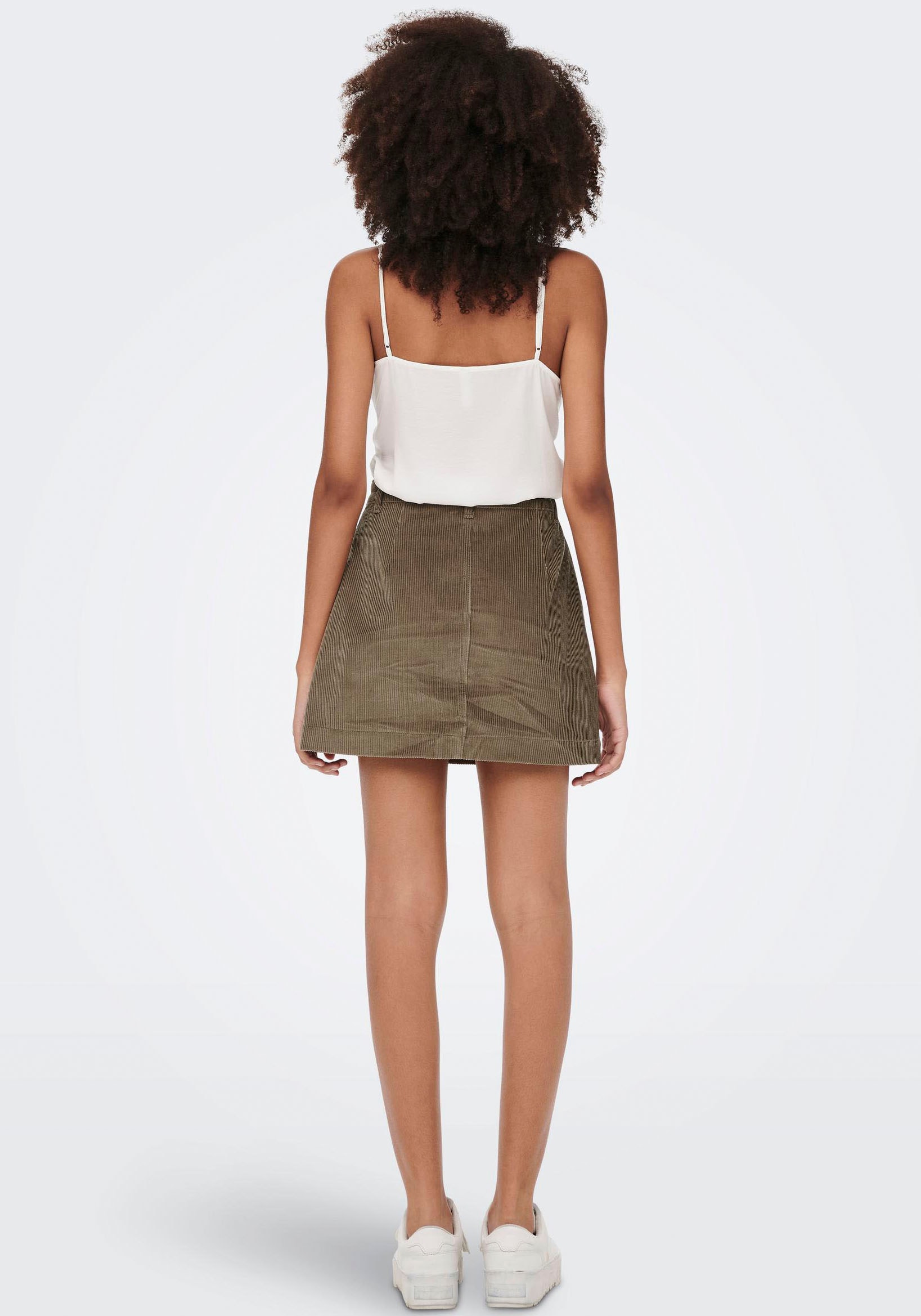 ONLY Minirock »ONLAMAZING HW CORD SKIRT«