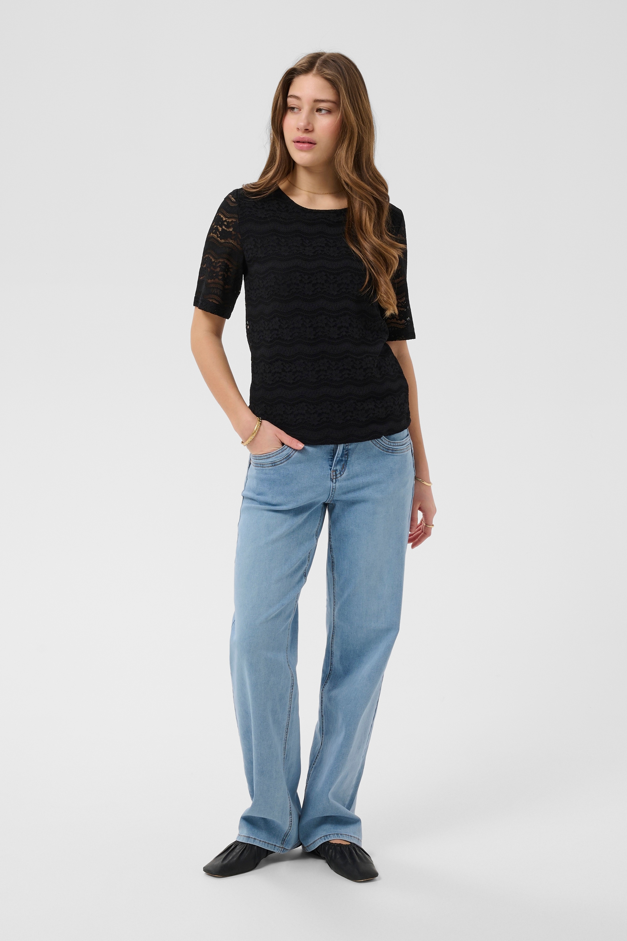 Cream Kurzarmbluse »Damen Bluse kurzarm CRLirina«
