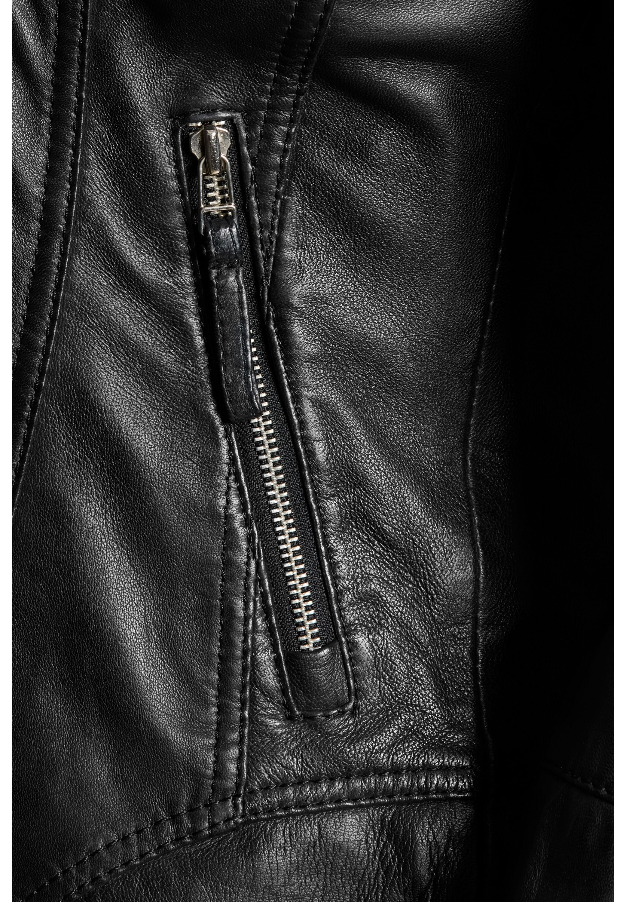 bugatti Lederjacke »bugatti Lederjacke« ohne Kapuze aus hochwertigem Leder