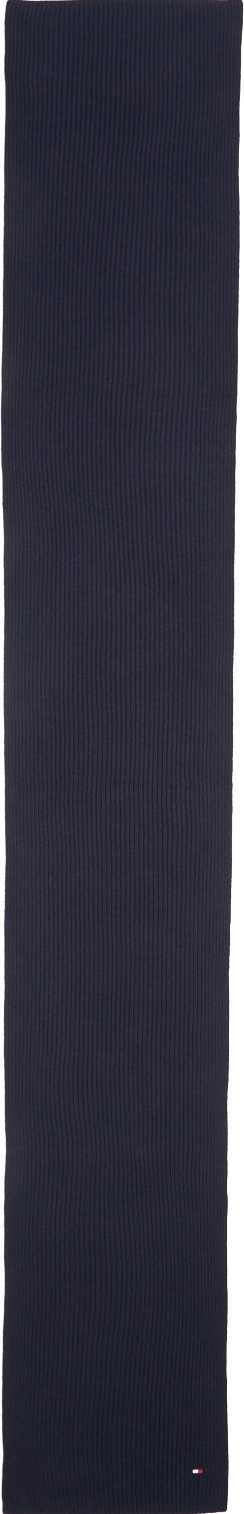 Tommy Hilfiger Strickschal »TH FLAG PIMA COTTON CASH SCARF«, mit Logostickerei