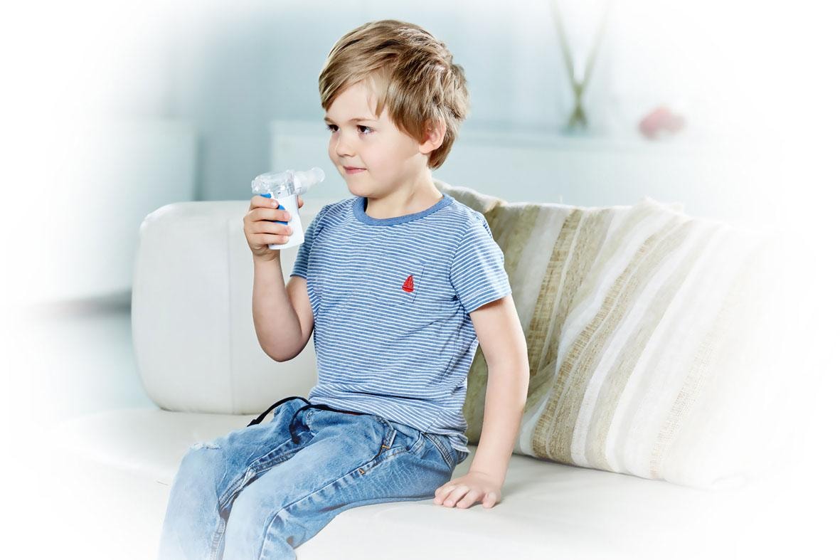 promed Inhalationsgerät »INH-2.1 Ultraschall-Inhalator«, ideal für unterwegs