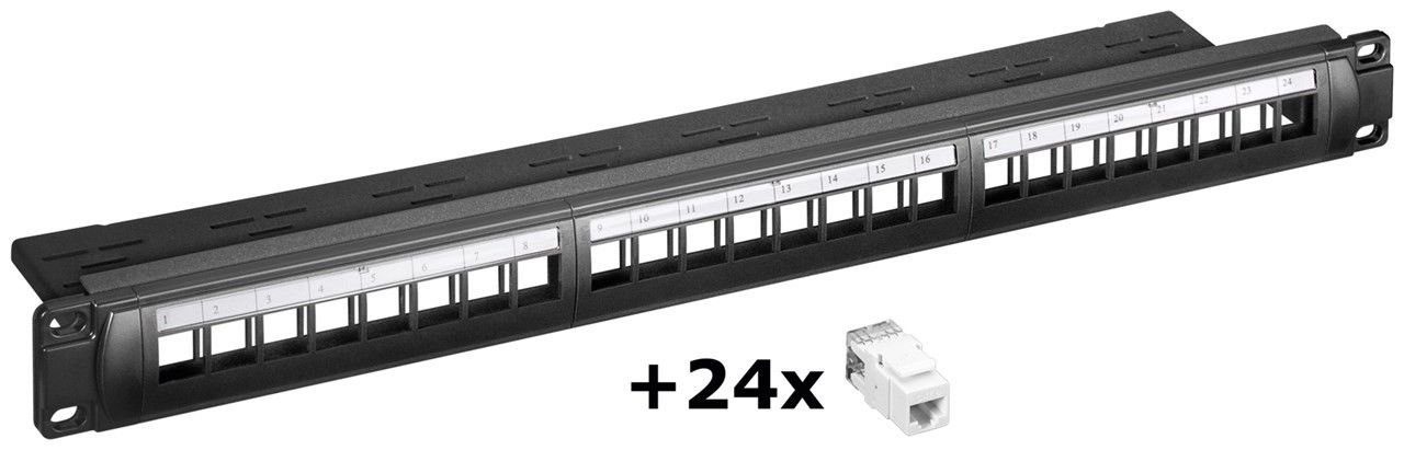 Keystone Patch Panel »48,3 cm (19-Zoll)«
