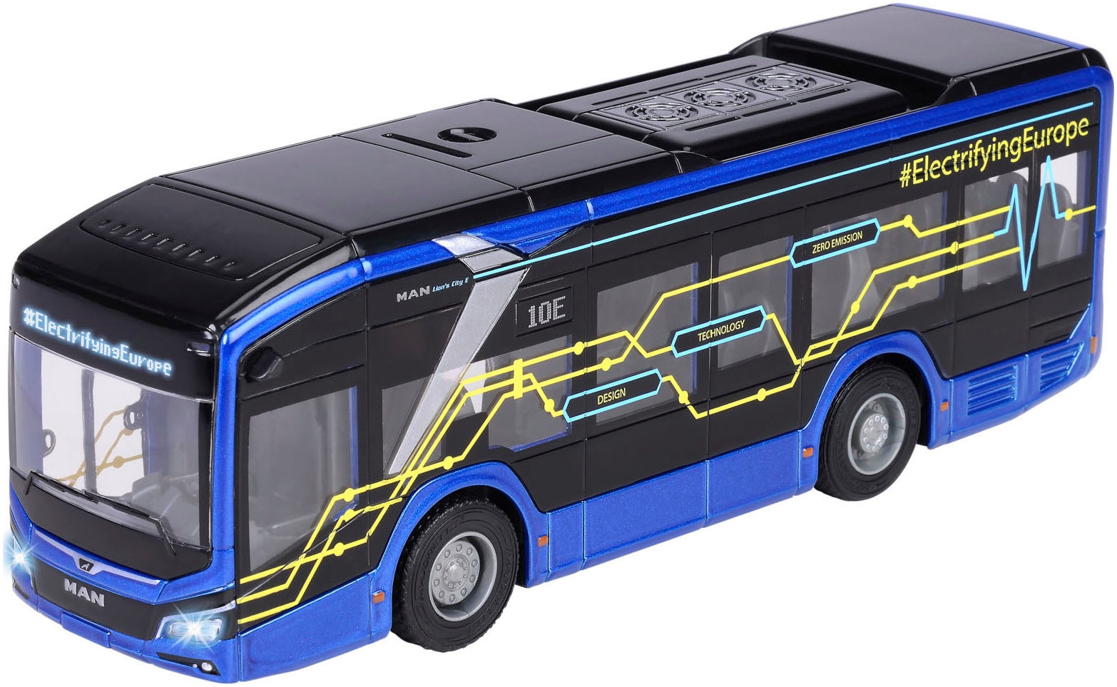 majORETTE Spielzeug-Bus »MAN Lion's City 10 E Bus«, mit Licht und Sound