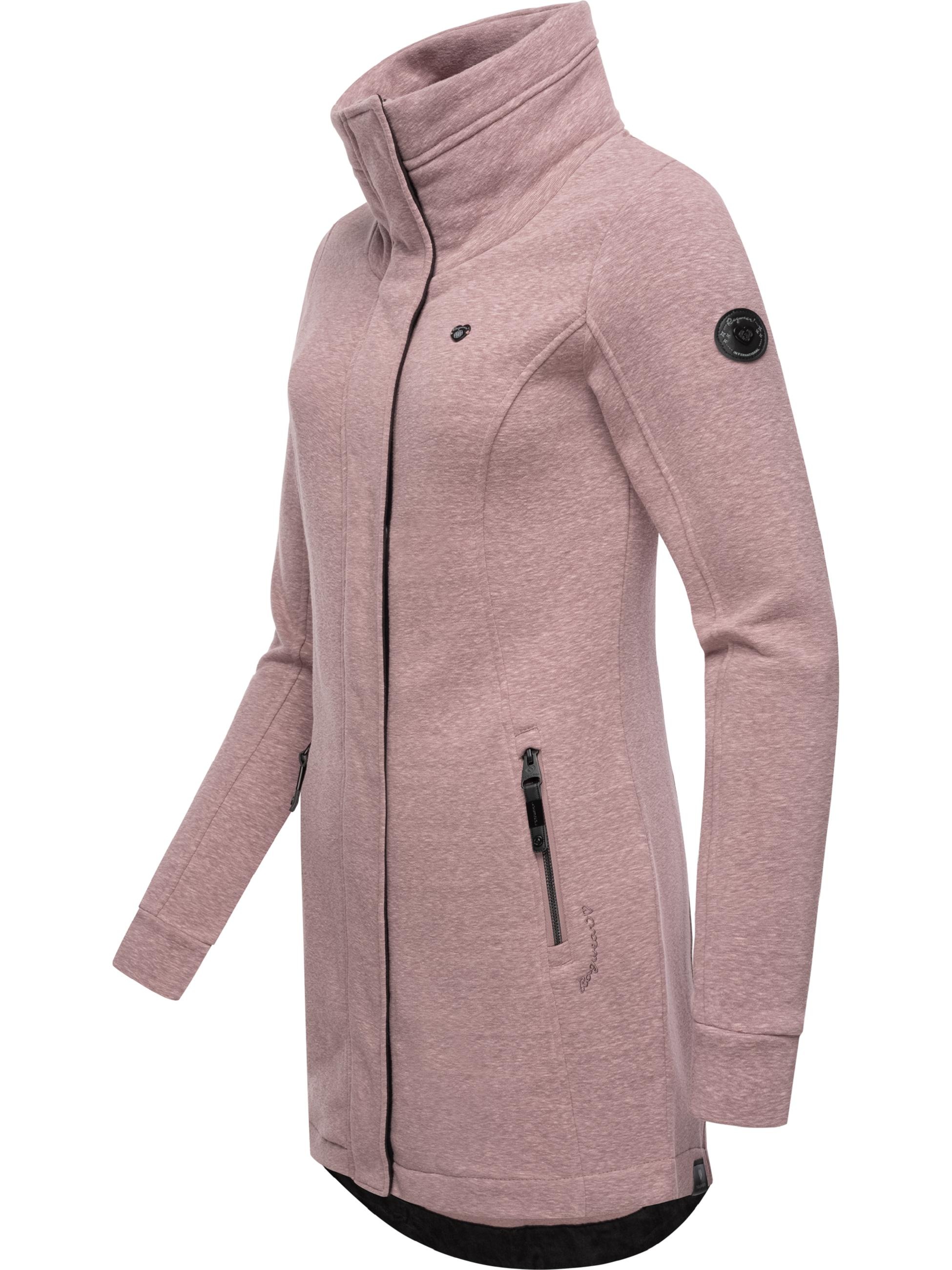 Ragwear Kurzjacke »Sweatjacke Letrice«, ohne Kapuze, Sportliche Zip-Jacke mit hohem Kragen