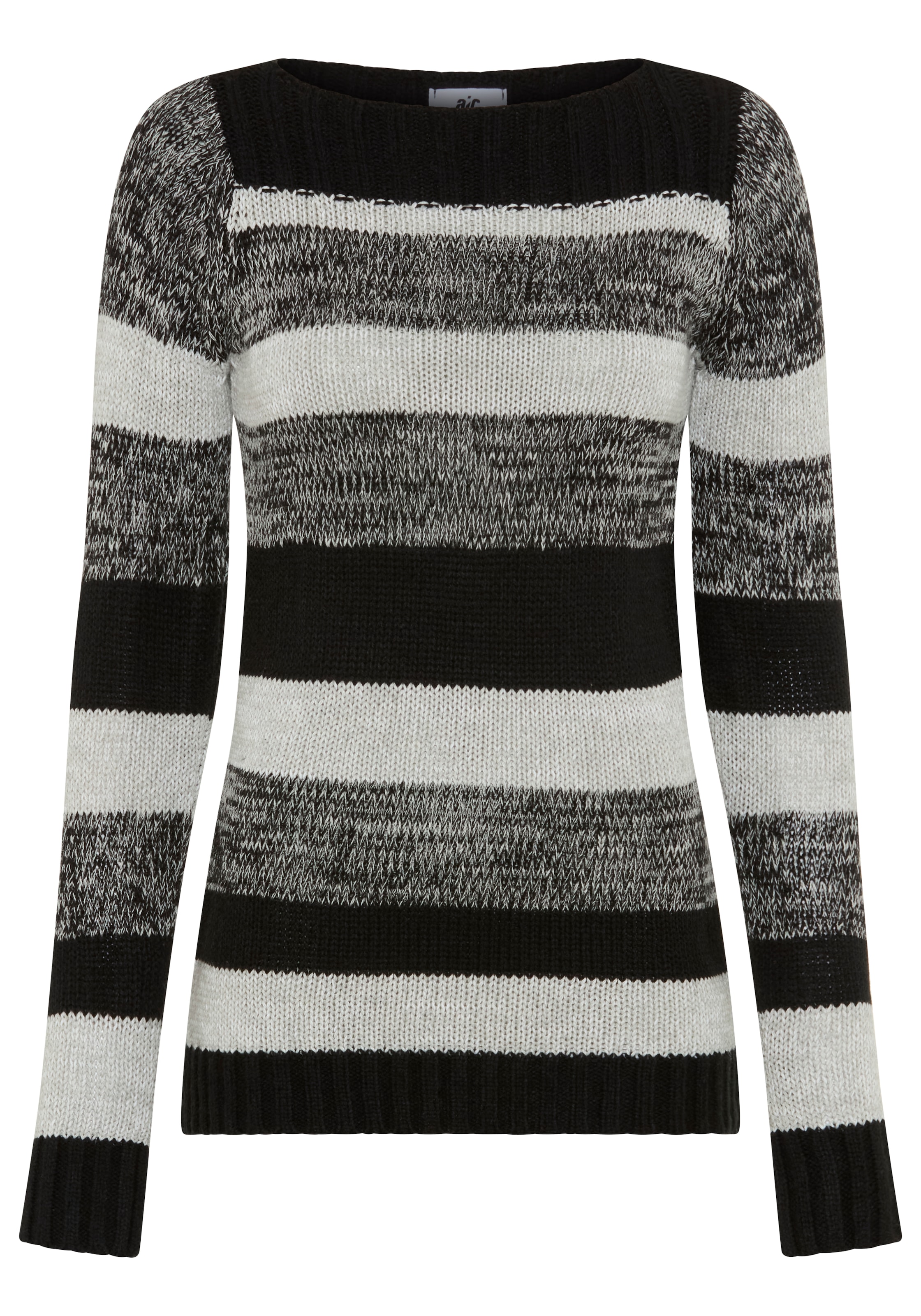 AJC Strickpullover mit U-Boot Ausschnitt und tollem Streifendesign