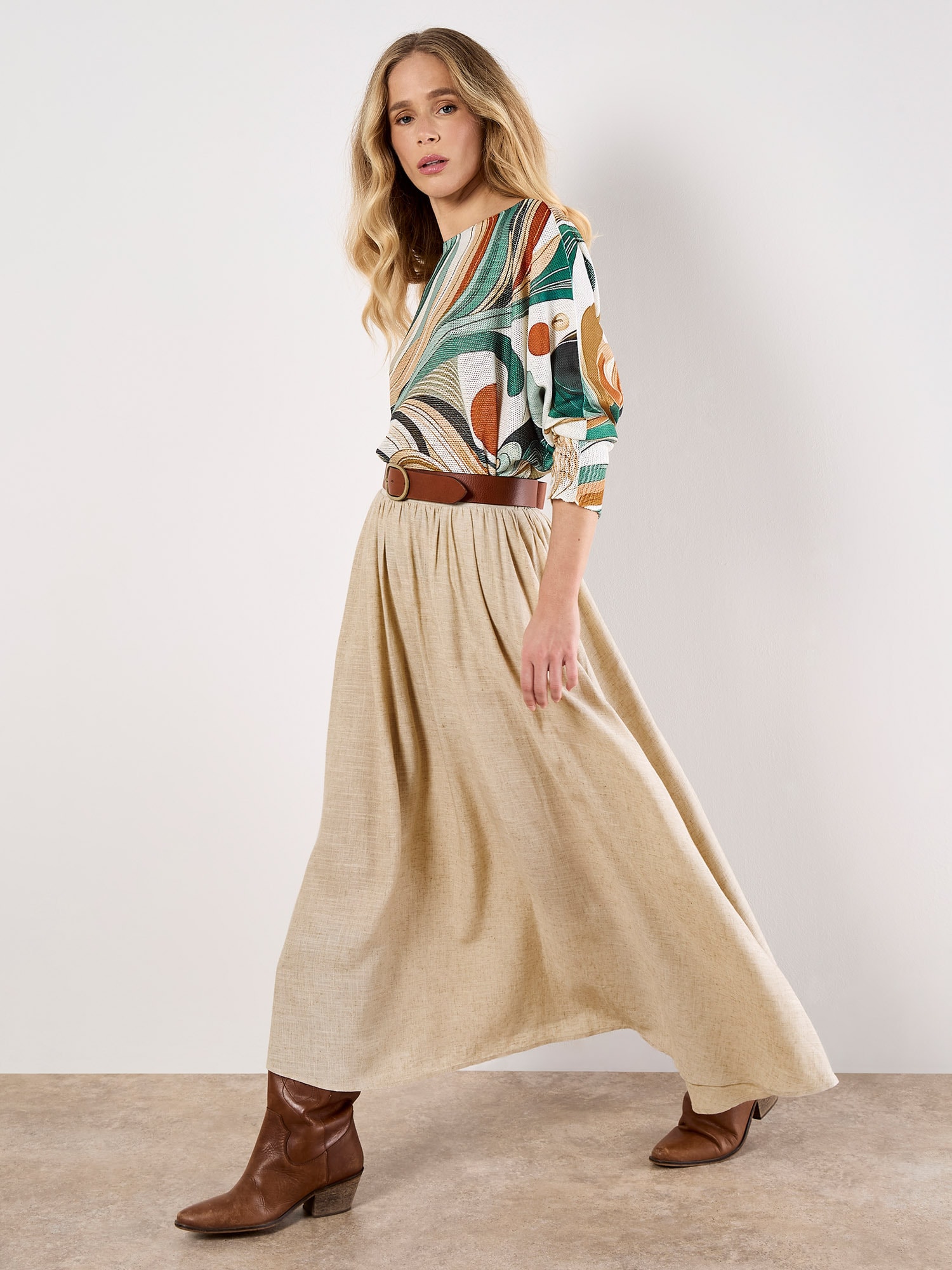 Apricot Druckbluse »Bluse« mit Fledermausärmeln