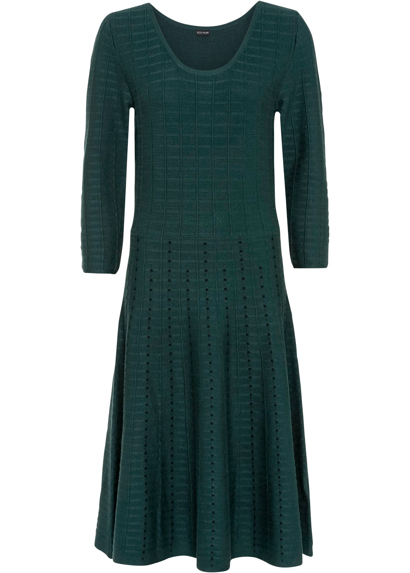 bonprix Strickkleid »Strickkleid aus fließendem Viskose-Mix« Strickkleid aus fließendem Viskose-Mix