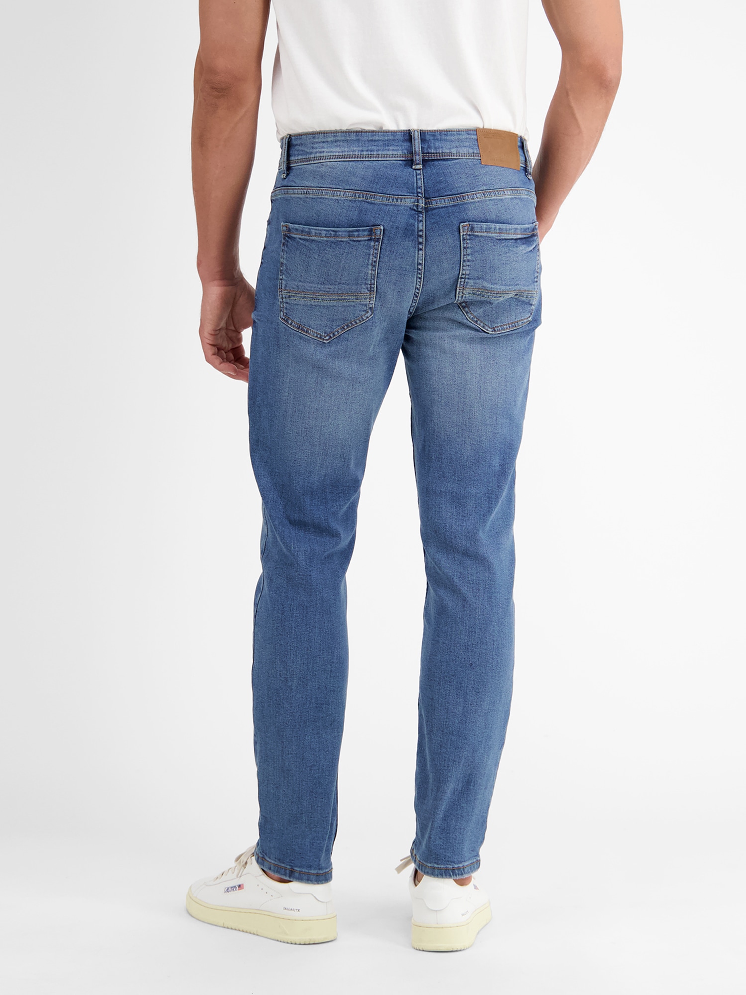 LERROS Relaxhose »LERROS BAXTER 5-Pocket-Denim, RELAXED FIT, unifarben«