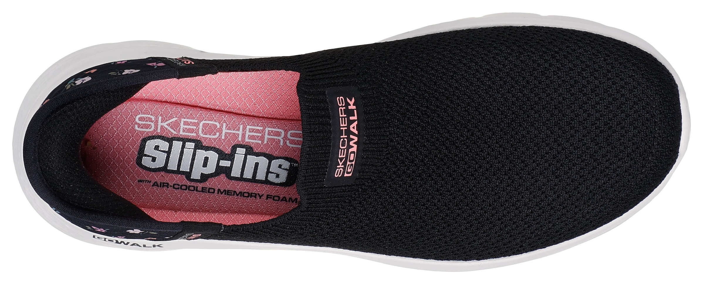 Skechers Slip-On Sneaker »GO WALK FLEX-SUNSET ROSE«, Freizeitschuh, Vegan mit Skechers Handsfree Slip-ins Funktion