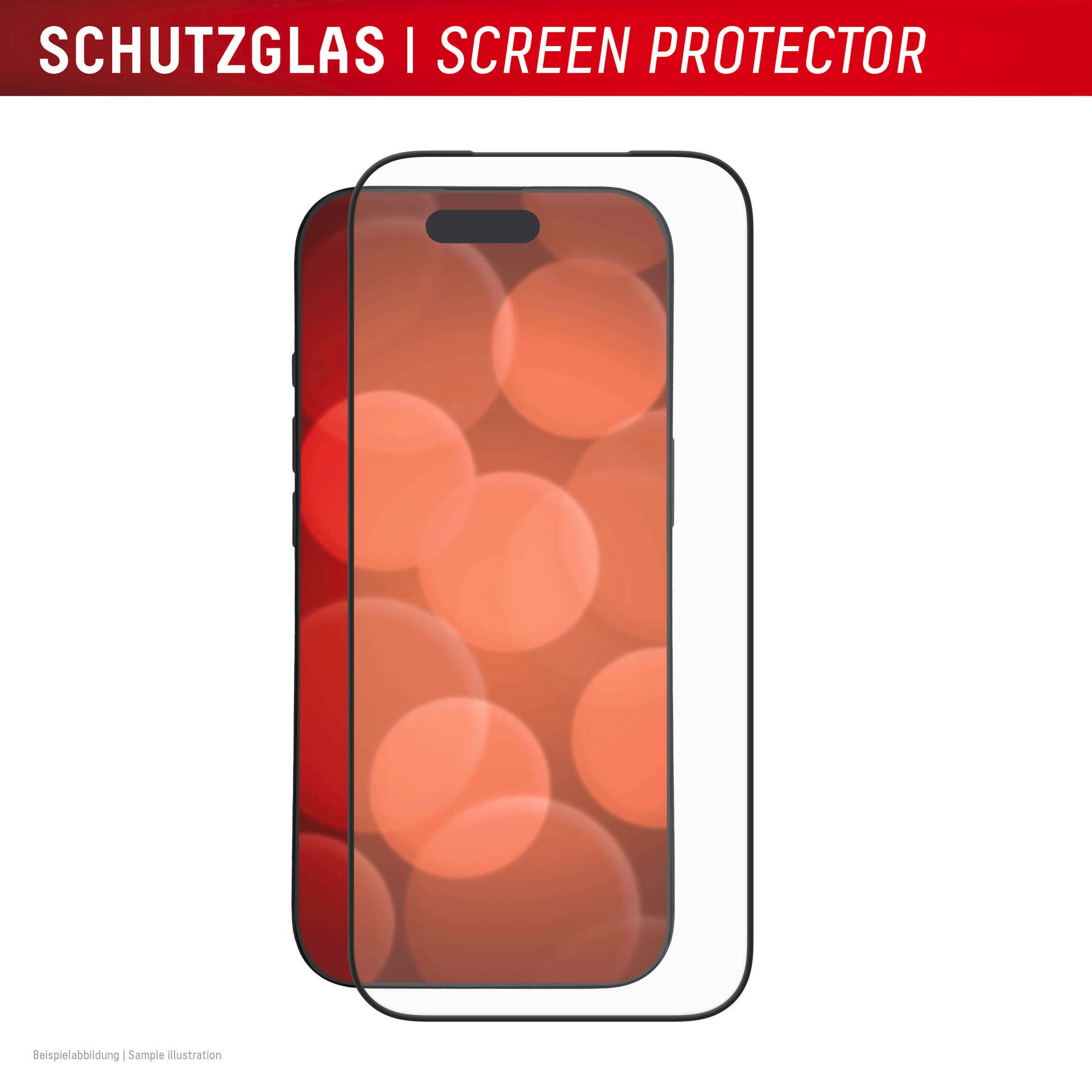 Displex Displayschutzglas »Premium Glass Screen Protector Full Cover«, für Apple iPhone 17-Apple iPhone 17 Pro, Displayschutzfolie, Schutzfolie, Bildschirmschutz, kratz- & stoßfest