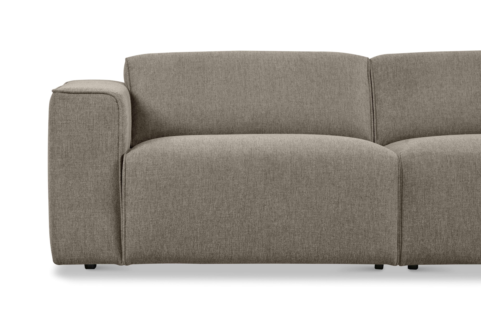 andas 3-Sitzer »Noord mit Kedernaht, Breite 232 cm«, mit Kedernaht, Breite 232 cm, Cord, Struktur, Webstoff