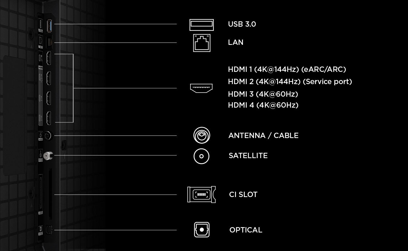 TCL LED-Fernseher »85T8D« 215 cm/85 ″ Smart-TV