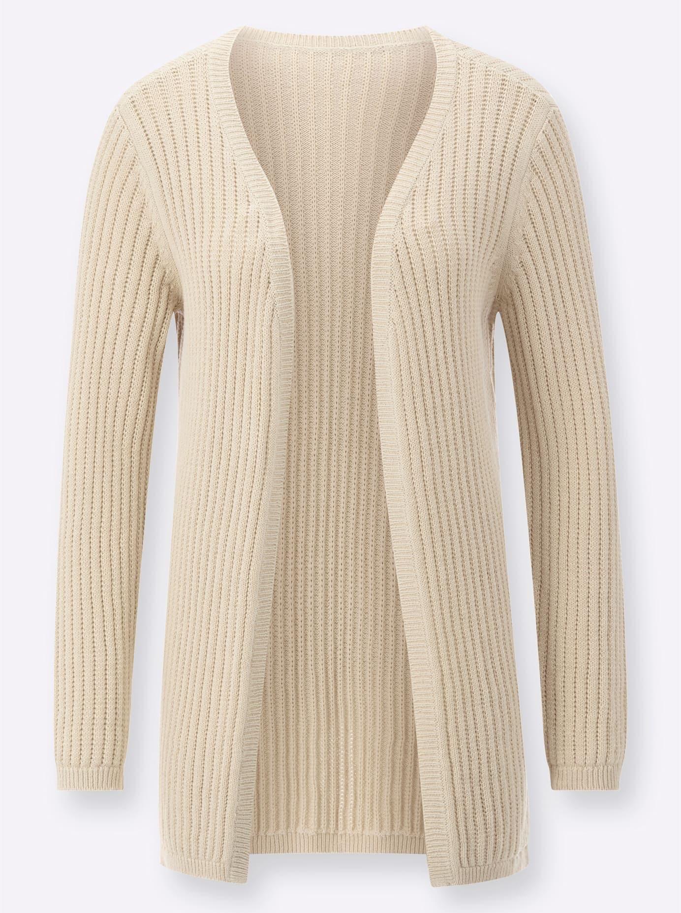 Classic Basics Ajourstrickjacke