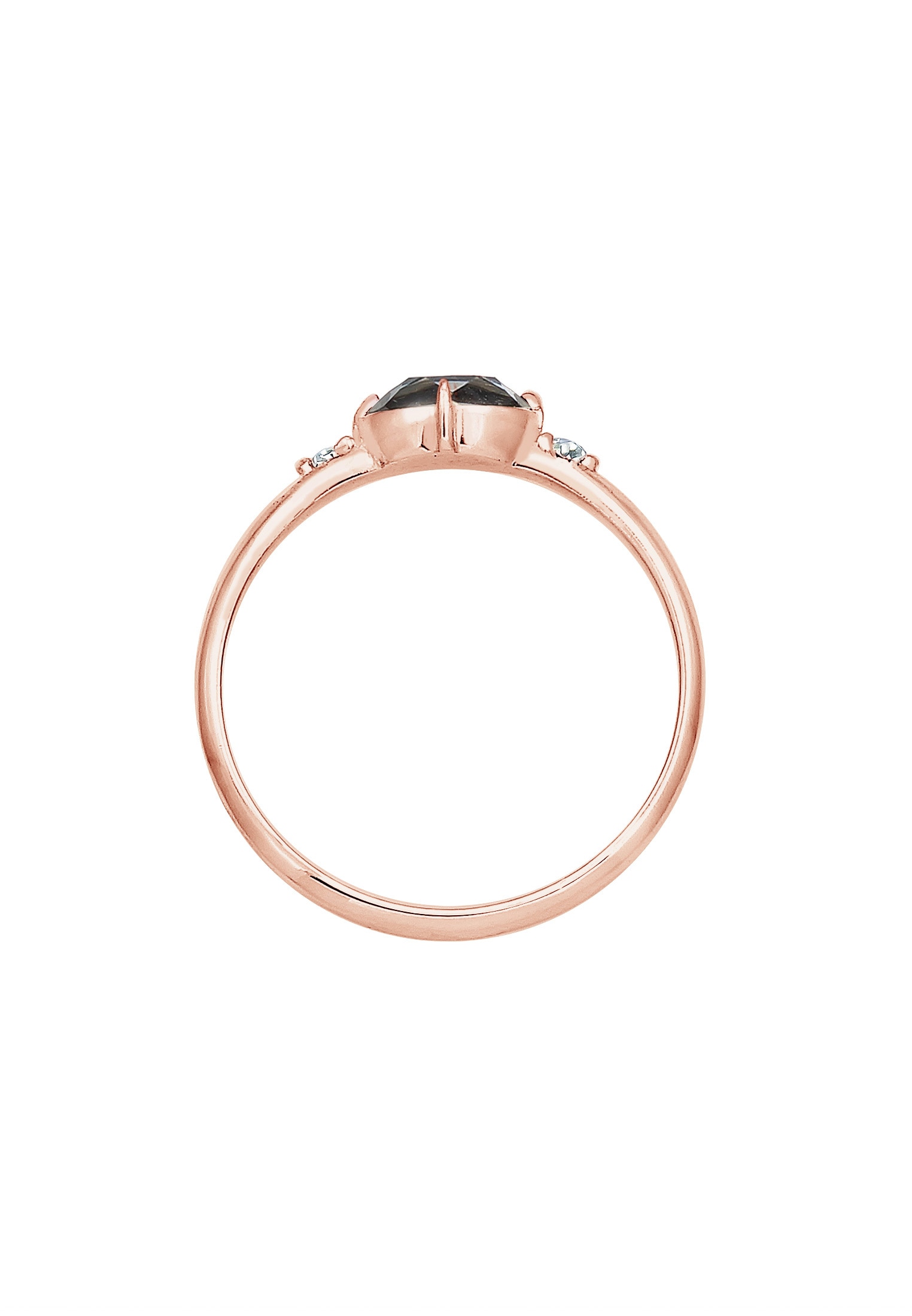 Elli Verlobungsring »Ring Bandring Kristalle 925 Silber«